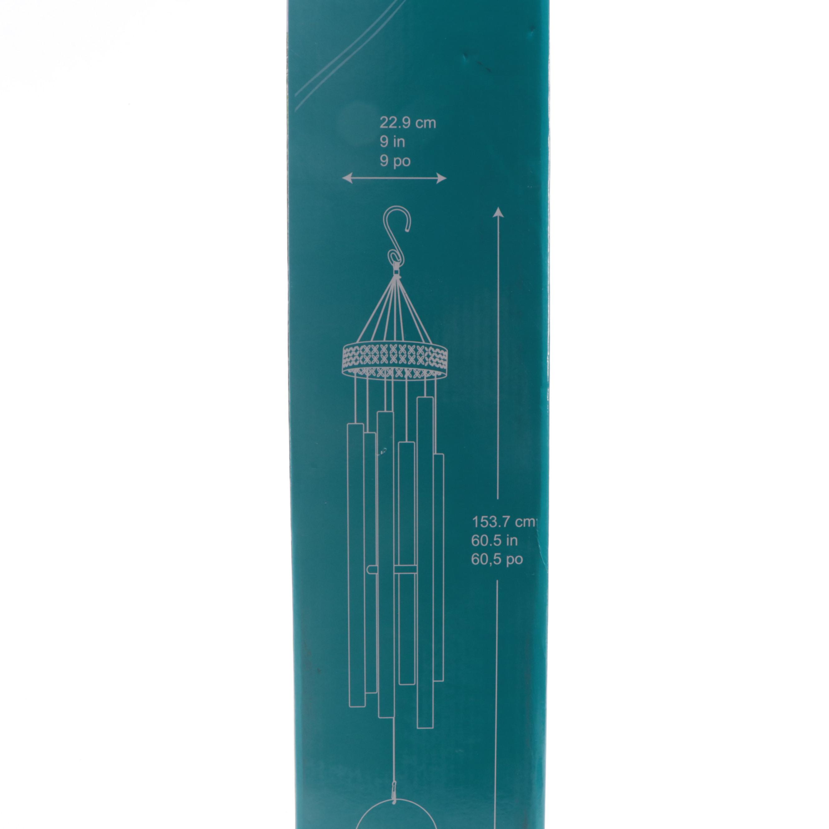 Black Metal Outdoor Harmonic Wind Chime