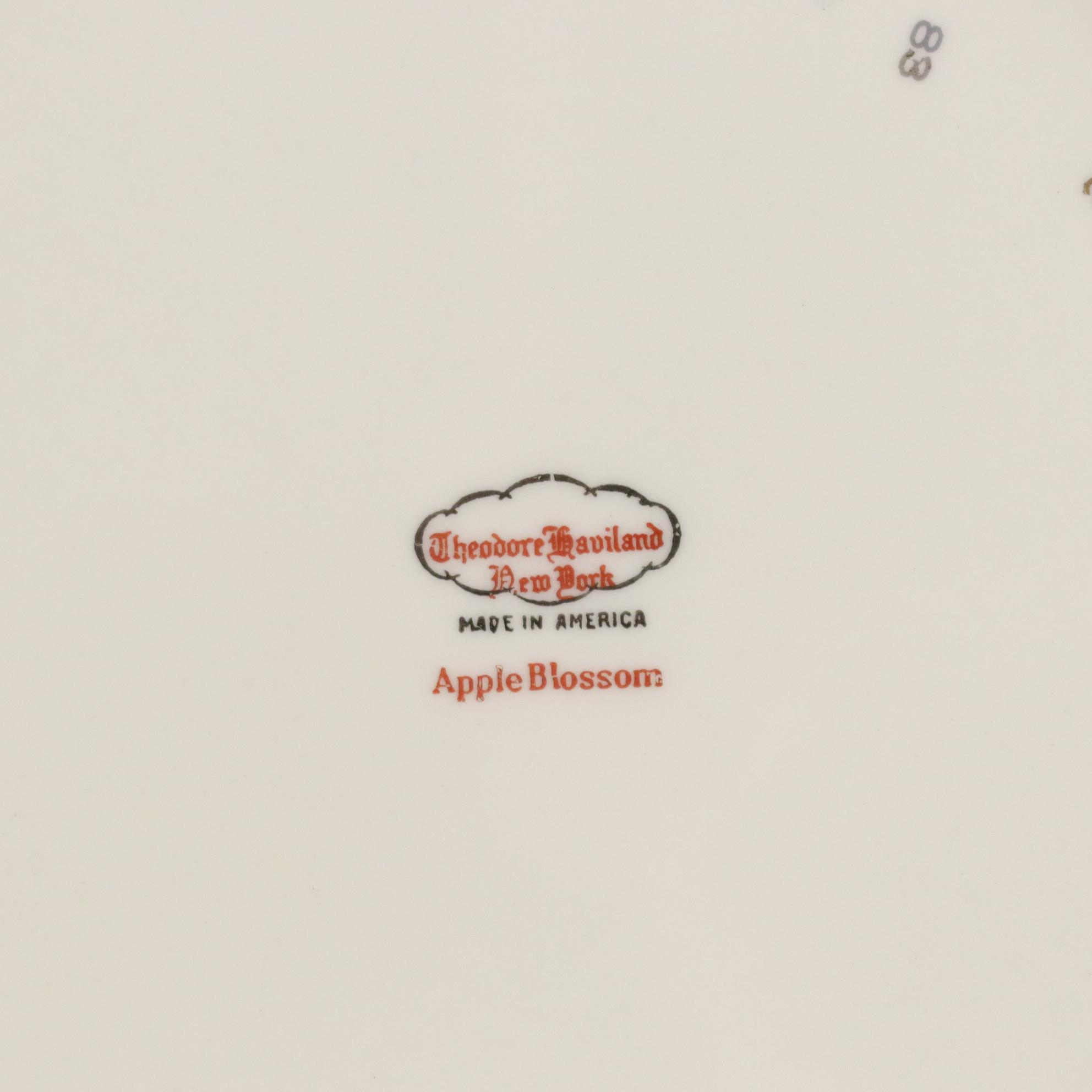 Theodore Haviland "Apple Blossom" Dinnerware, 1940-1989