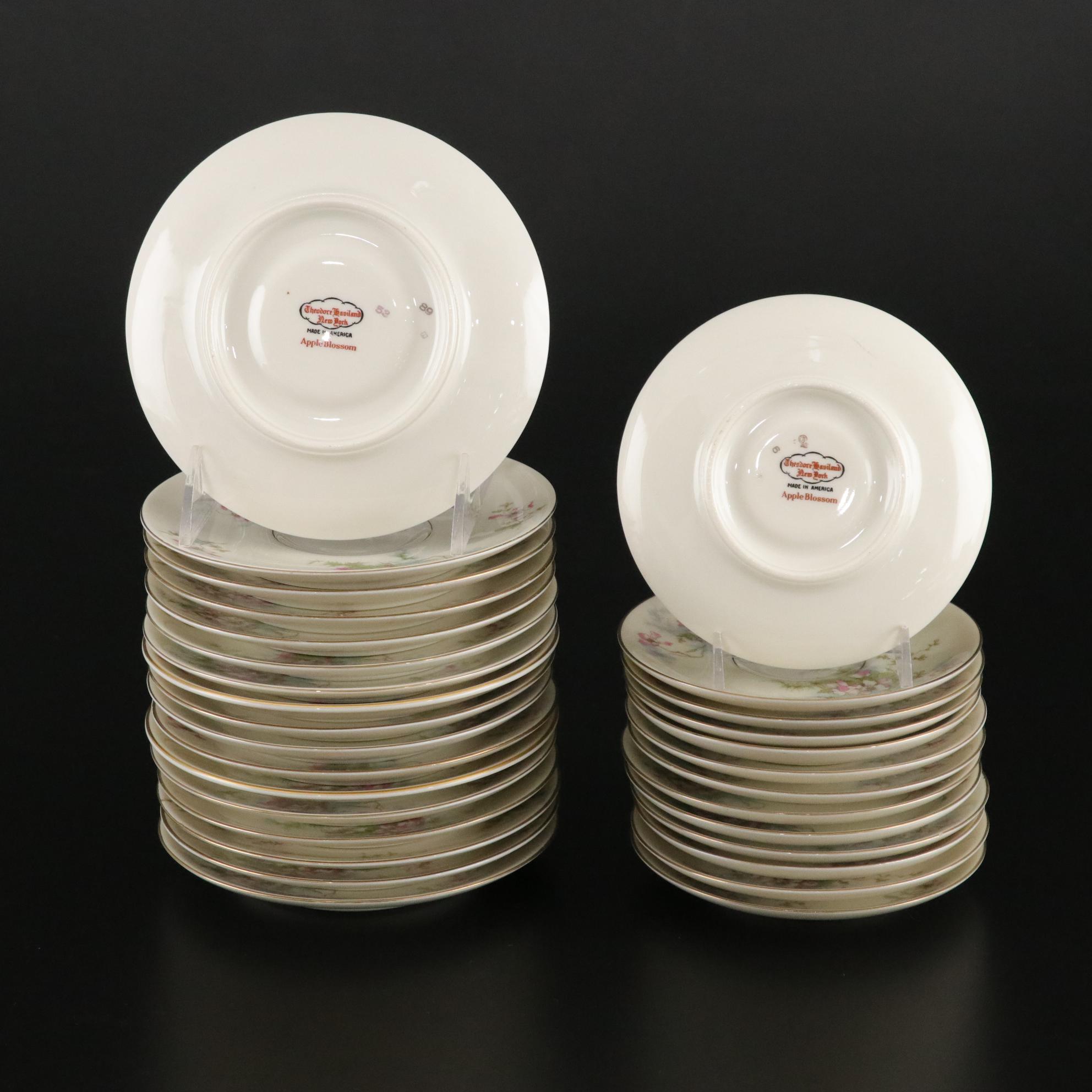 Theodore Haviland "Apple Blossom" Dinnerware, 1940-1989