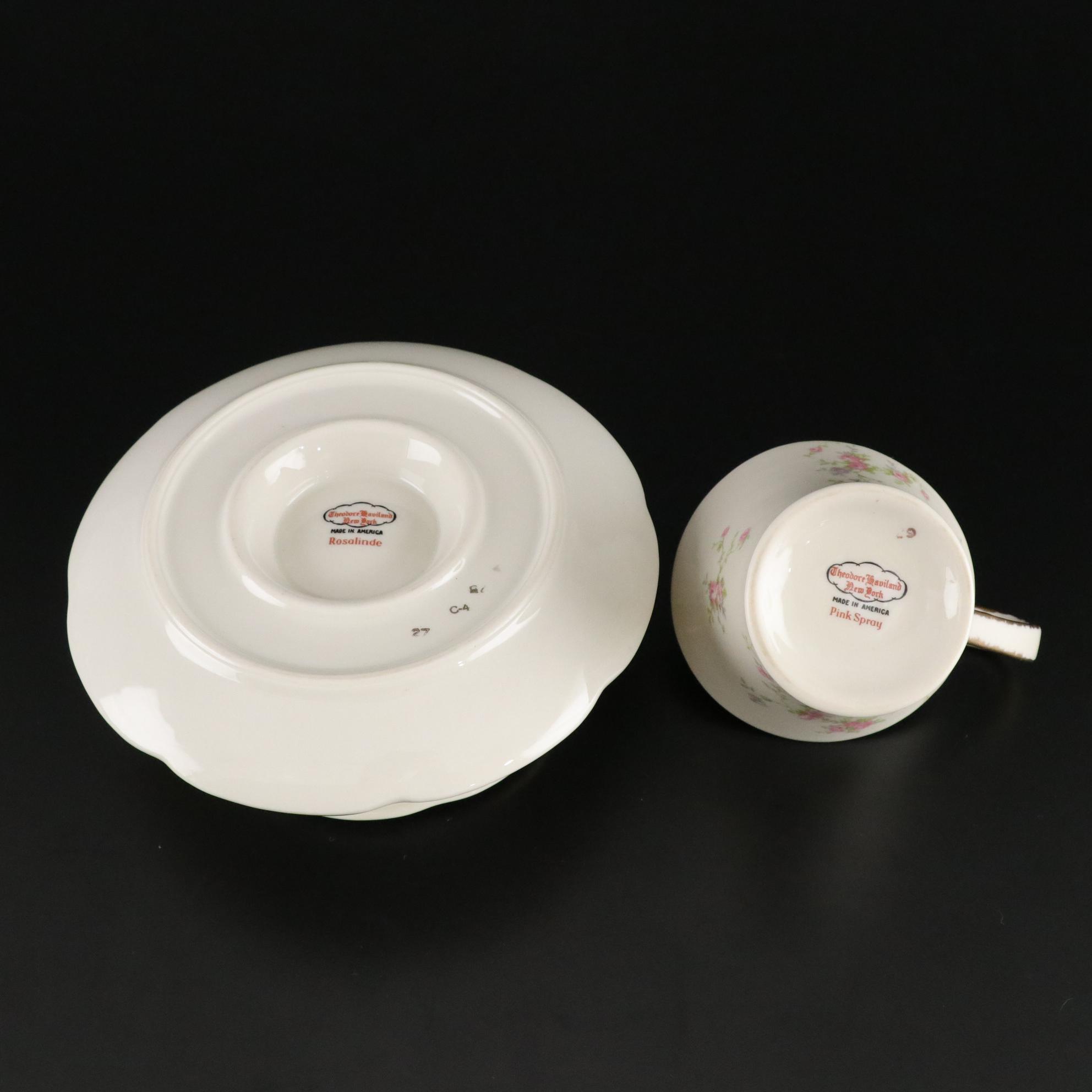 Theodore Haviland "Apple Blossom" Dinnerware, 1940-1989