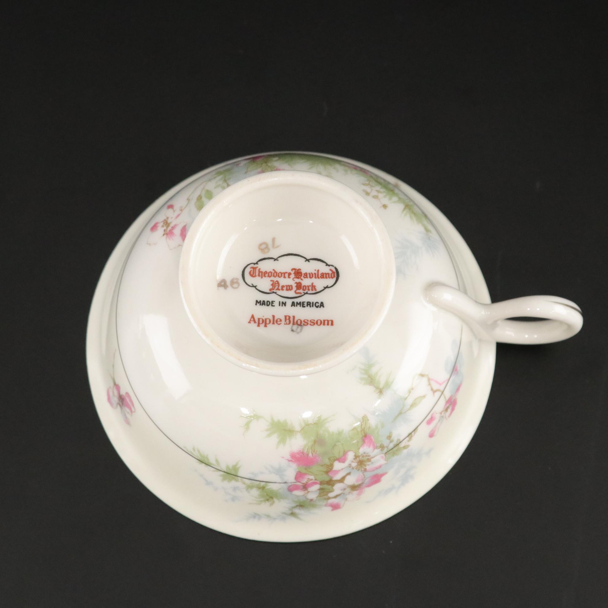 Theodore Haviland "Apple Blossom" Dinnerware, 1940-1989