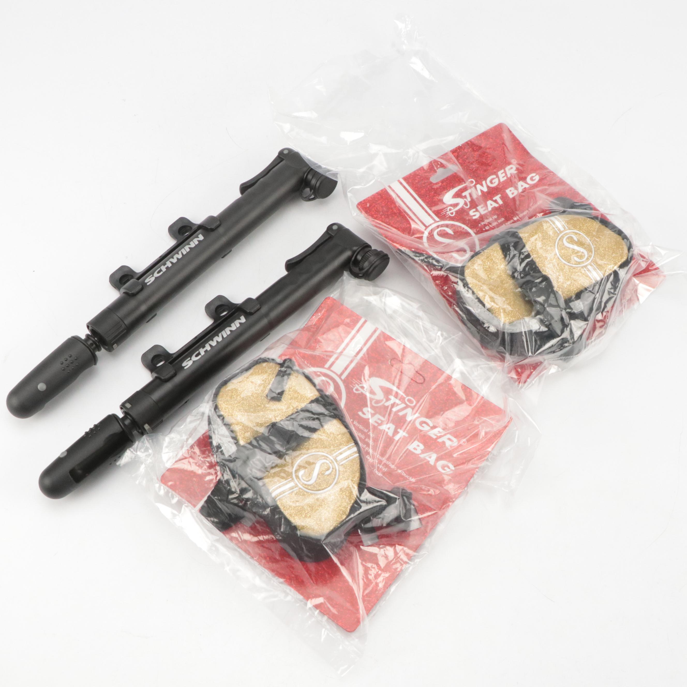 Jansport Backpacks with Schwinn Seat Bag and Delta Travel Bag