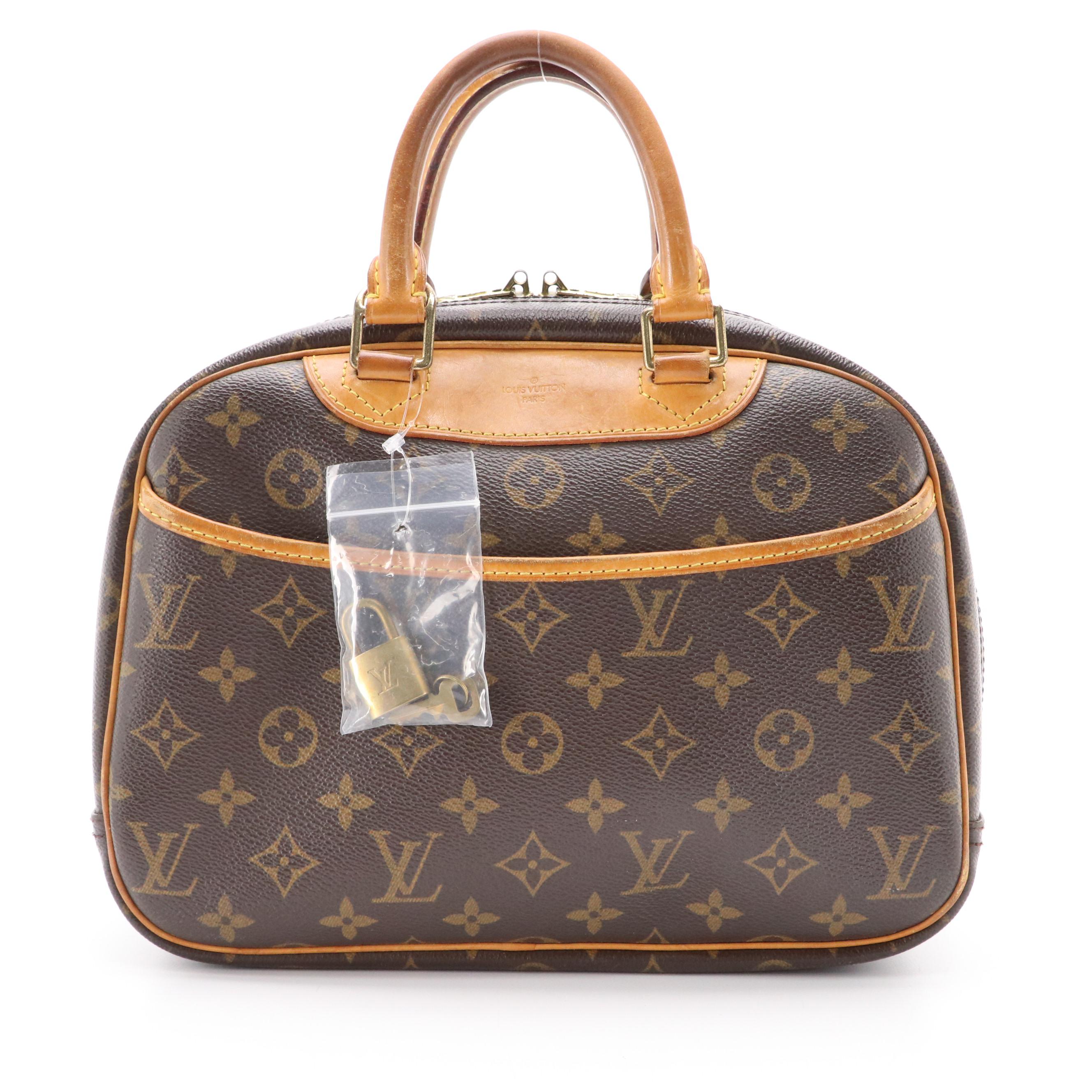 Louis Vuitton Trouville Handbag in Monogram Canvas