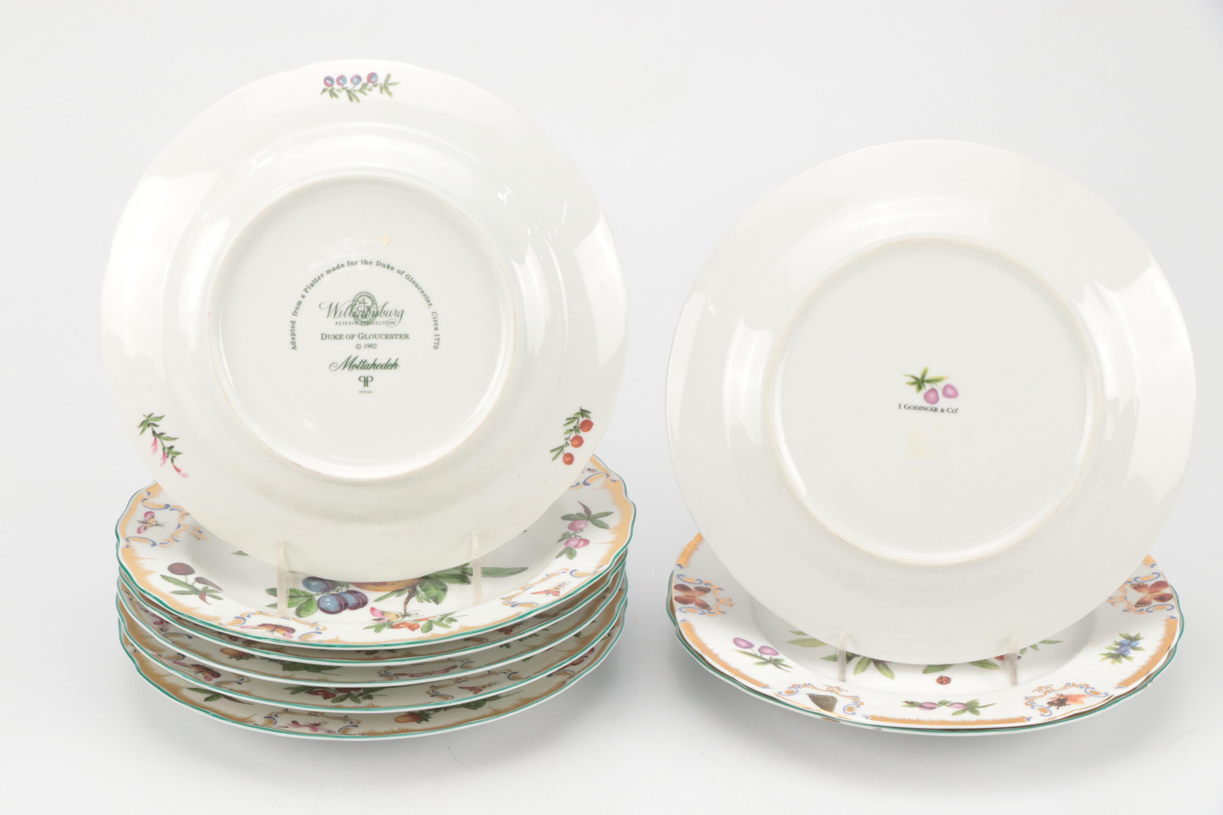 Mottahedeh for Williamsburg "Duke of Gloucester" and I. Godinger & Co.Tableware