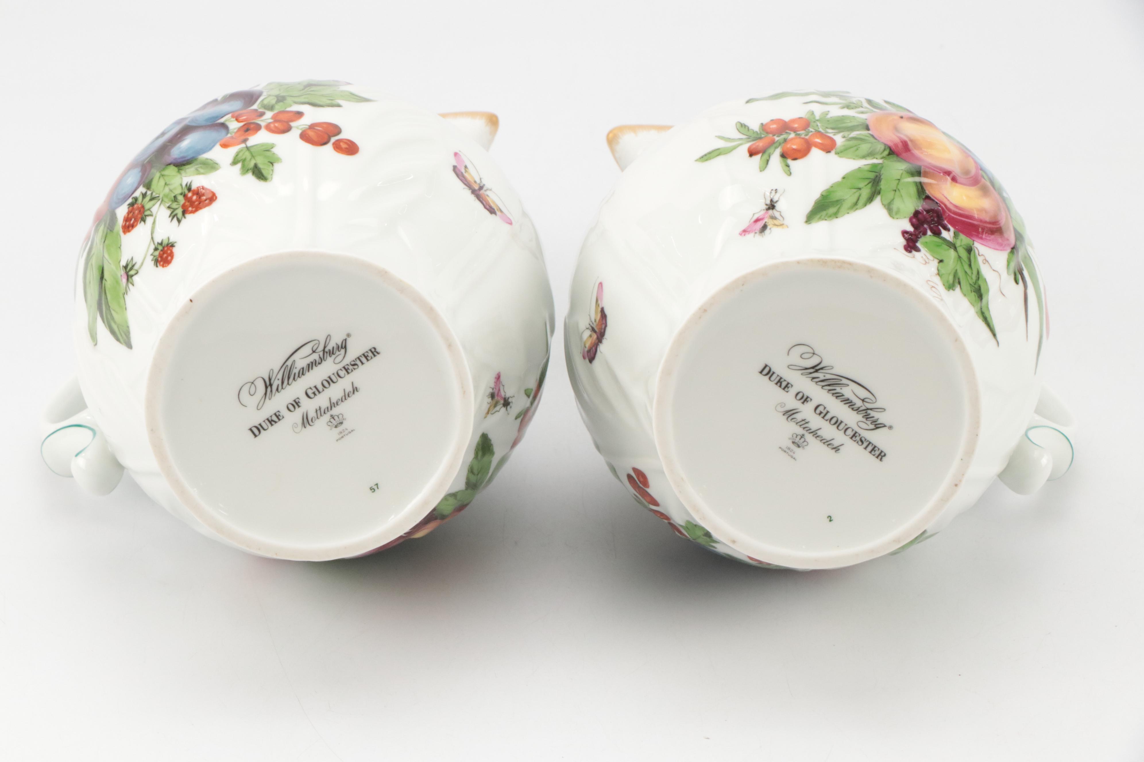 Mottahedeh for Williamsburg "Duke of Gloucester" and I. Godinger & Co.Tableware