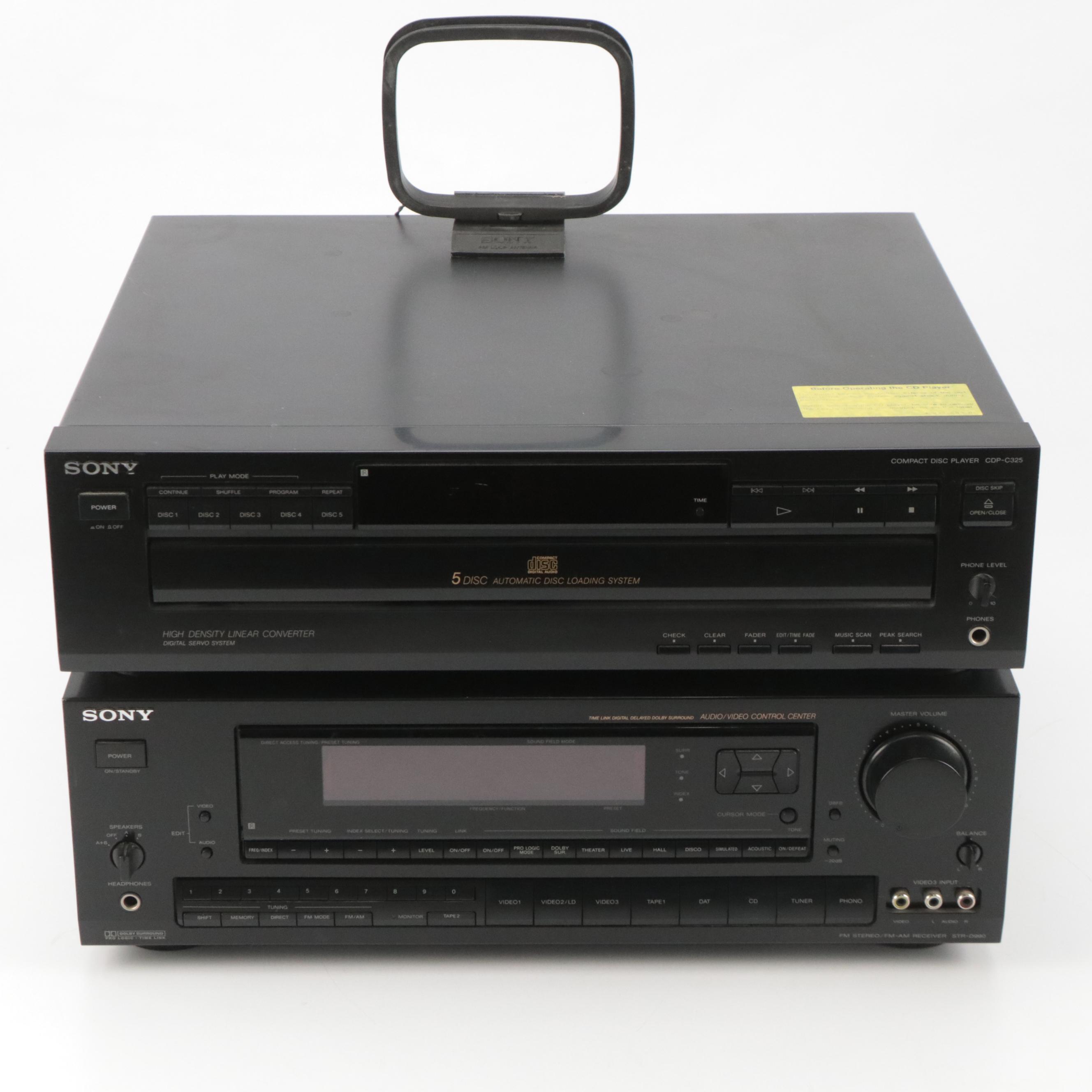 Cd player & audio video selling control center