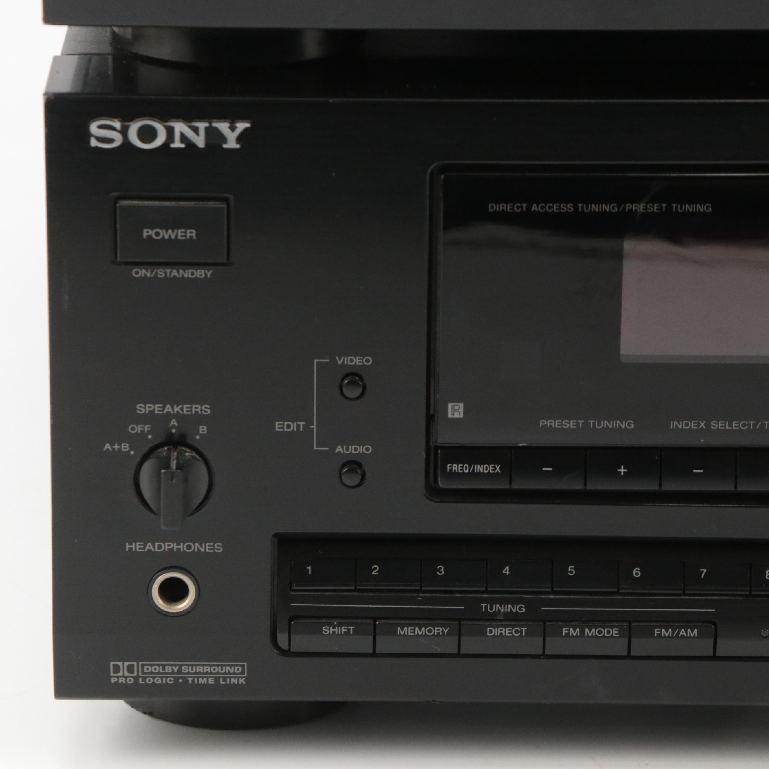 Sony STR-D990 A/V Control Center and CD-C325 Five-Disc CD Player