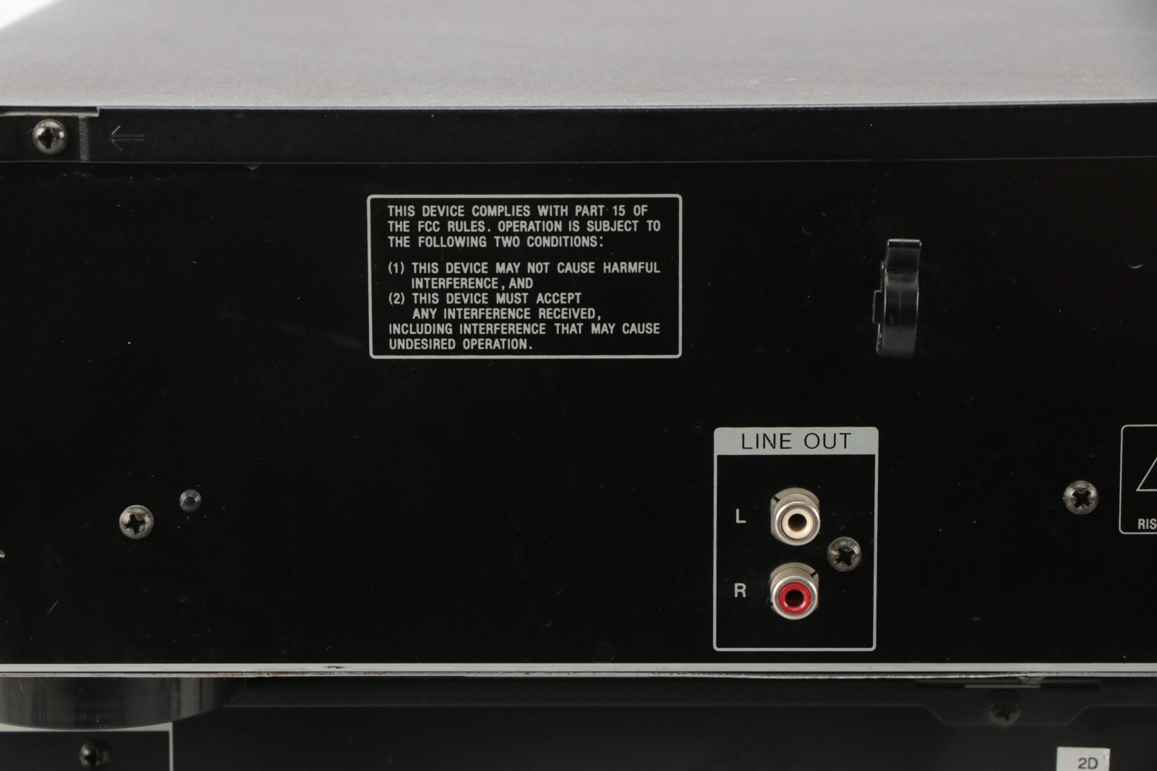 Sony STR-D990 A/V Control Center and CD-C325 Five-Disc CD Player