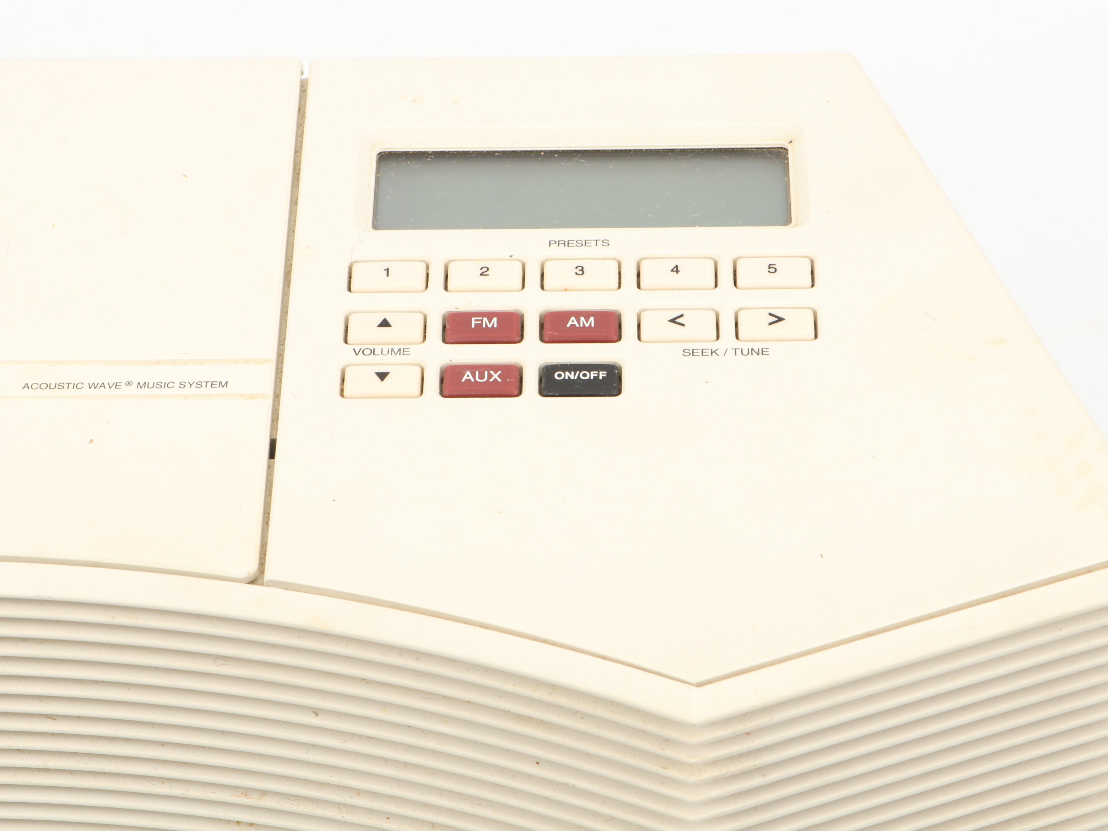 Bose Acoustic Wave Music System CD and Radio with Remote, 1996