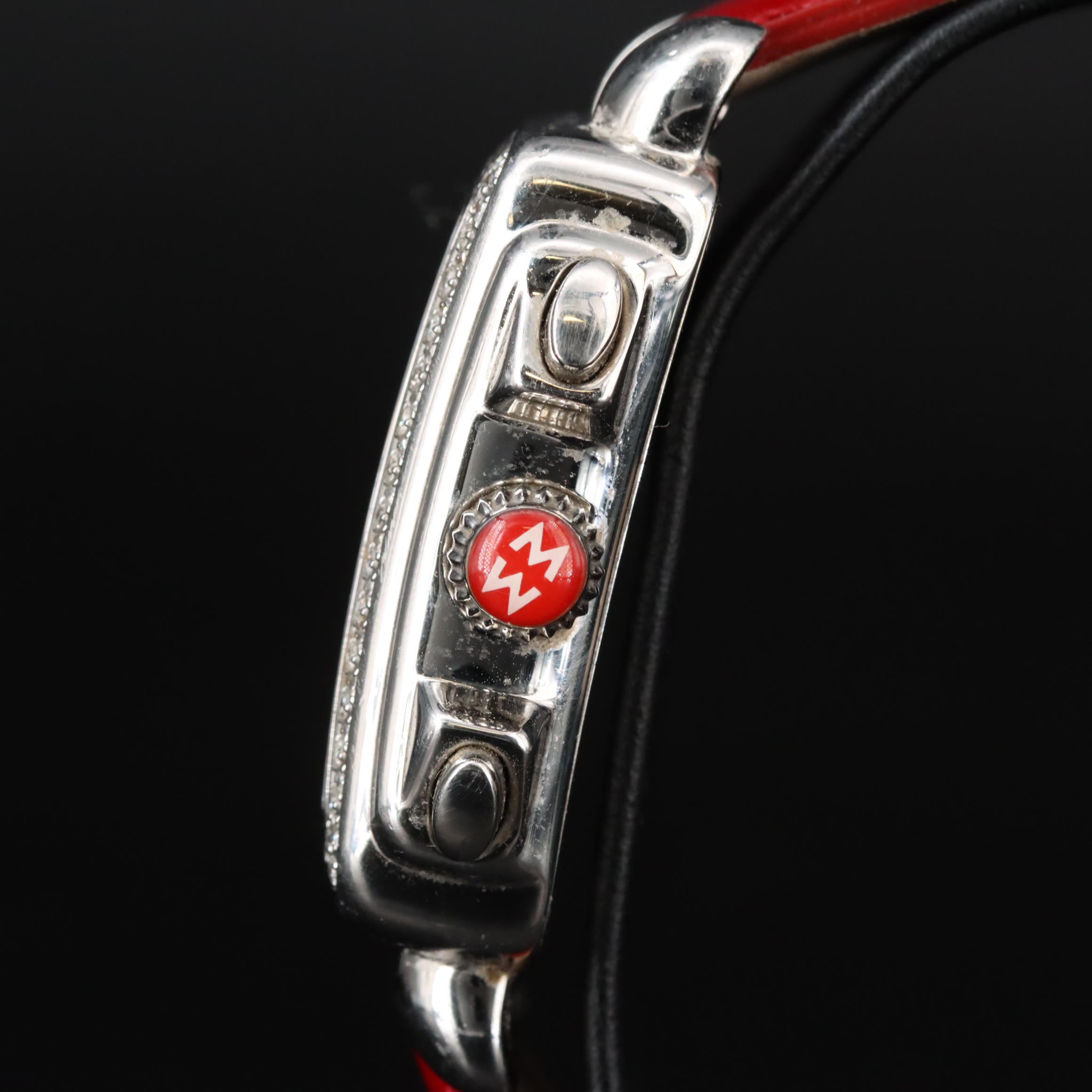 Michele Deco Diamond Chronograph Watch