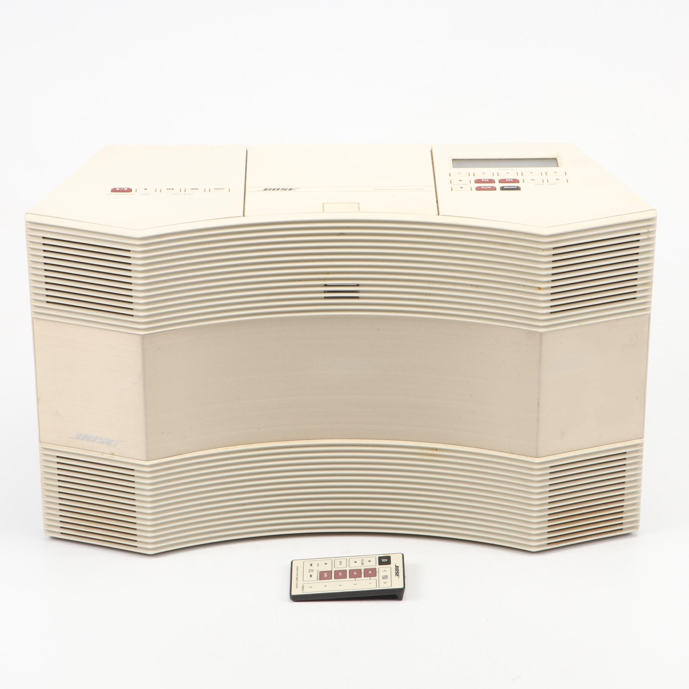 Bose Acoustic Wave Music System CD and Radio with Remote, 1996