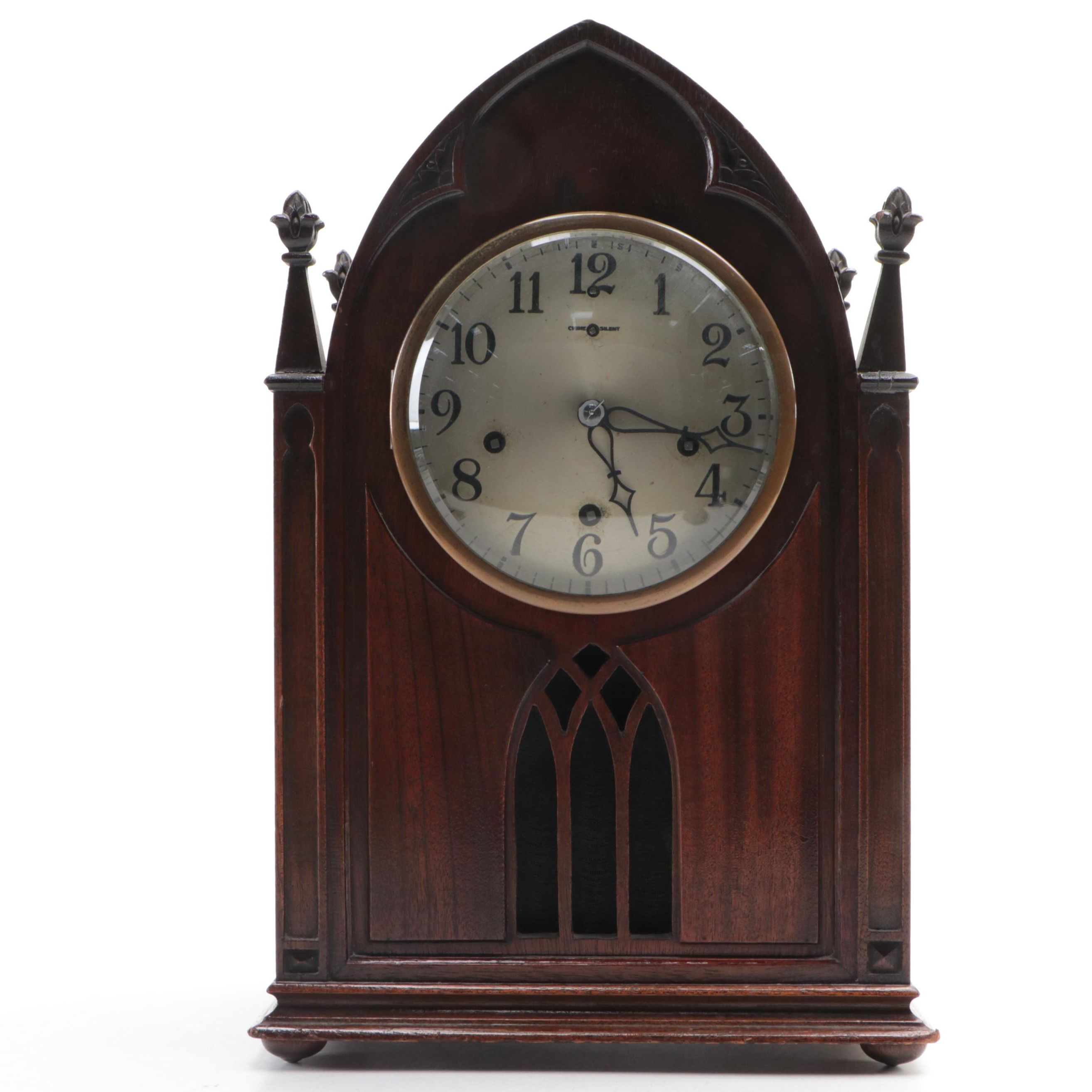 New Haven Clock Co. Cathedral Mantel Clock, Early to Mid-20th Century