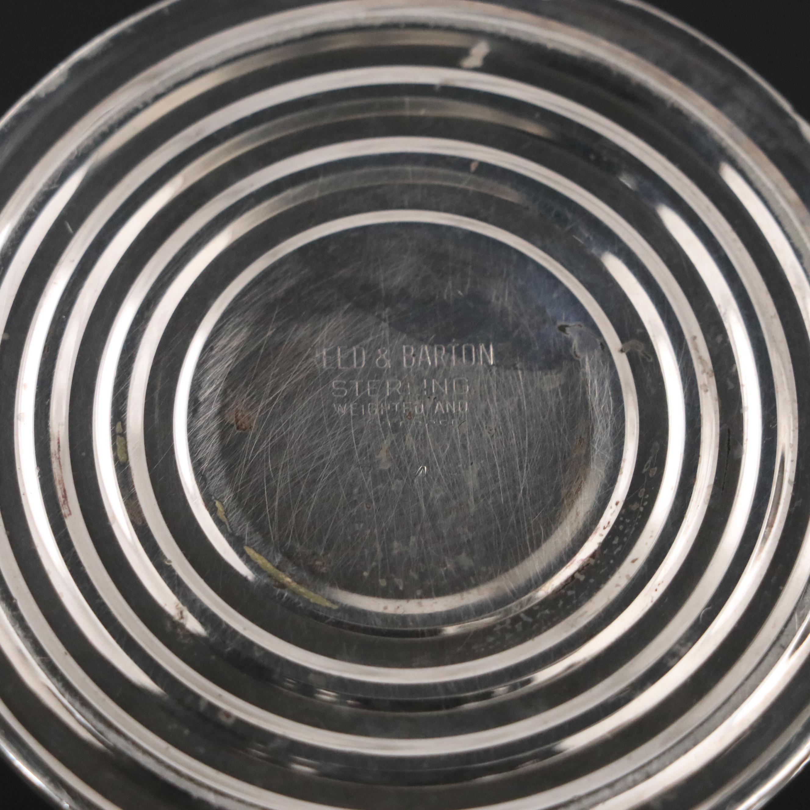 Reed & Barton and Preisner Silver Co. Weighted Sterling Vases