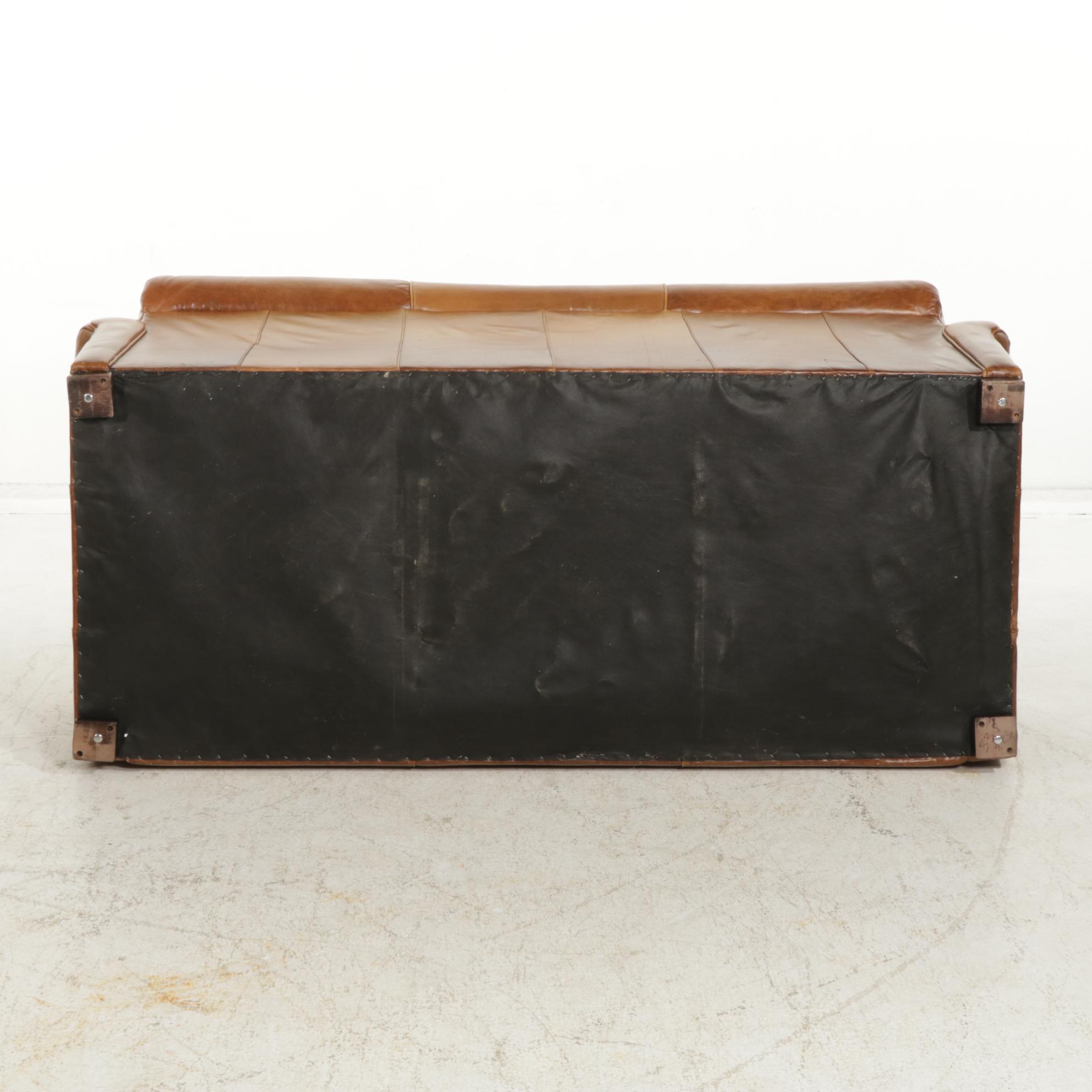 McCreary Modern Room & Board Leather Sofa, 21st Century