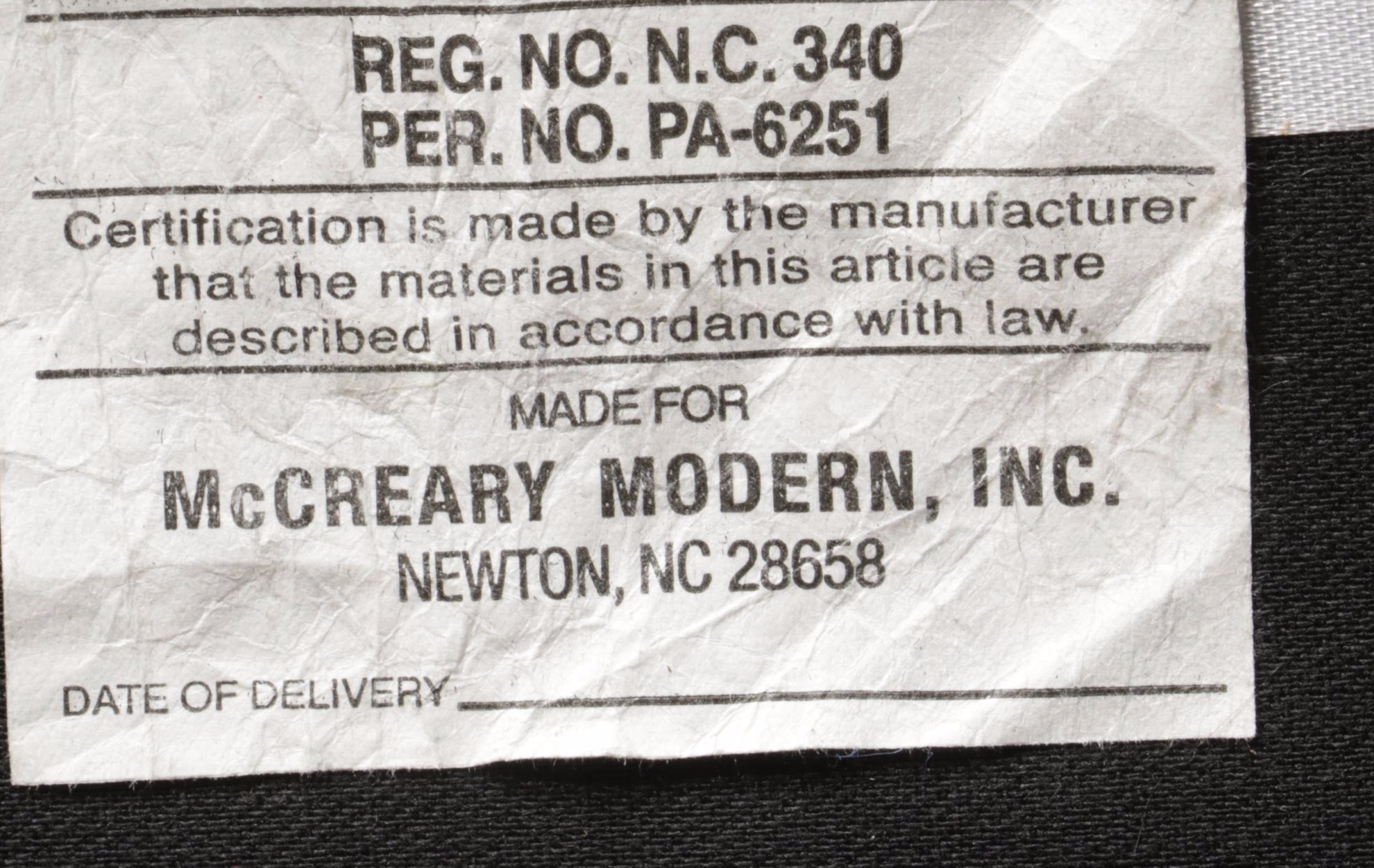 McCreary Modern Room & Board Leather Sofa, 21st Century