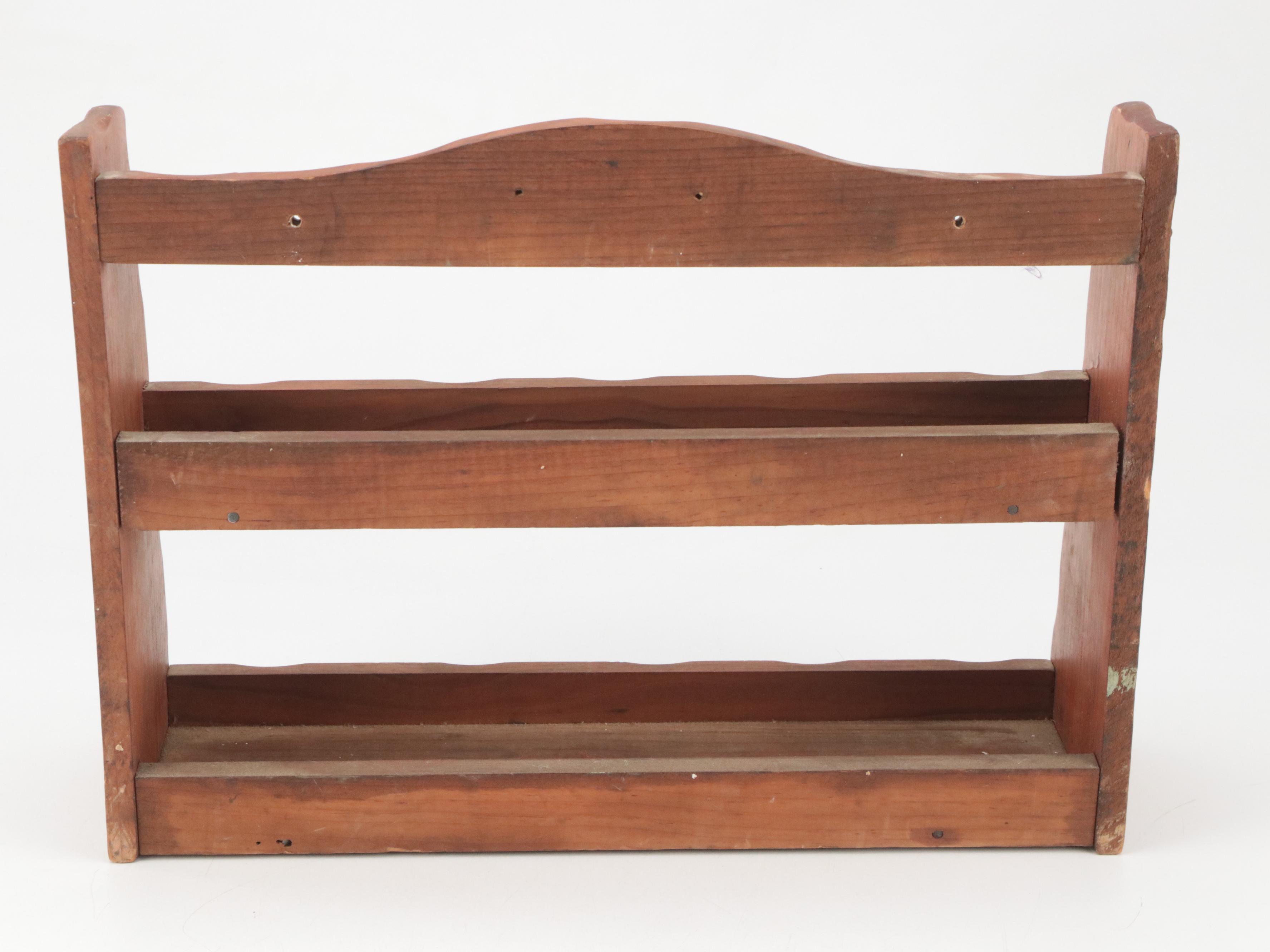 Souvenir and Collectible Shot Glasses with Wood Spice Racks