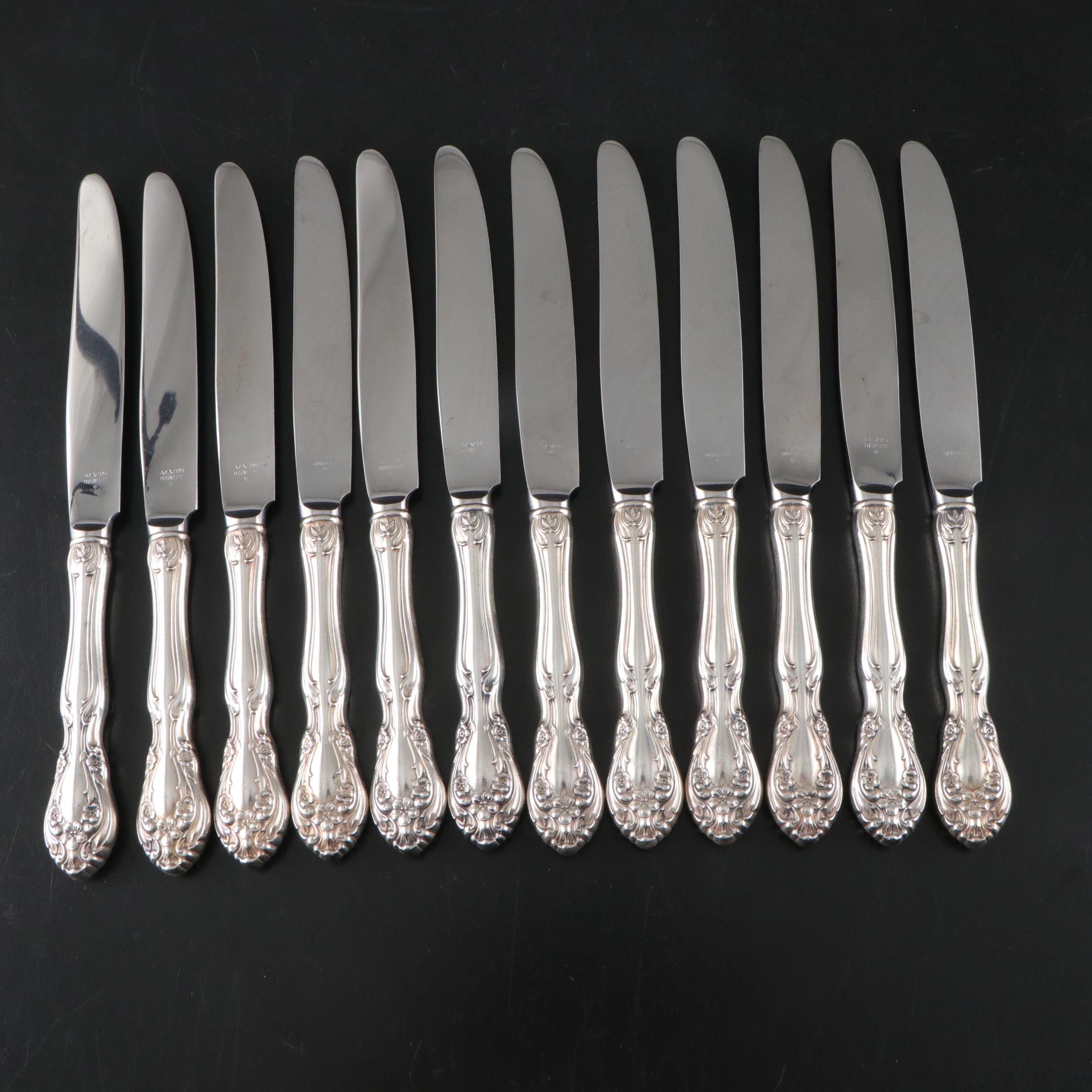 Alvin "Chateau Rose" Sterling Silver Flatware, Mid to Late 20th Century