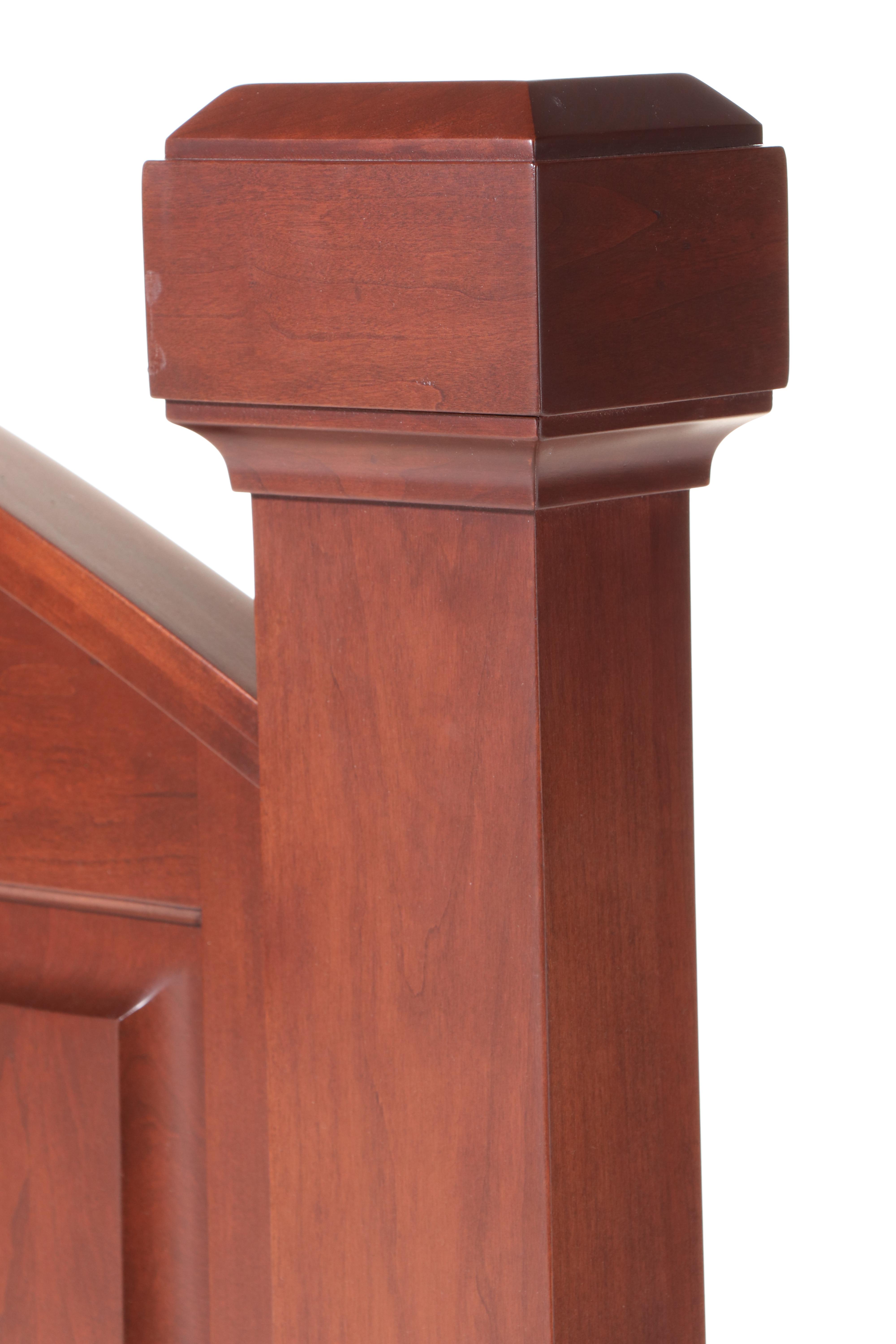 Queen Cherrywood Finish Paneled Headboard