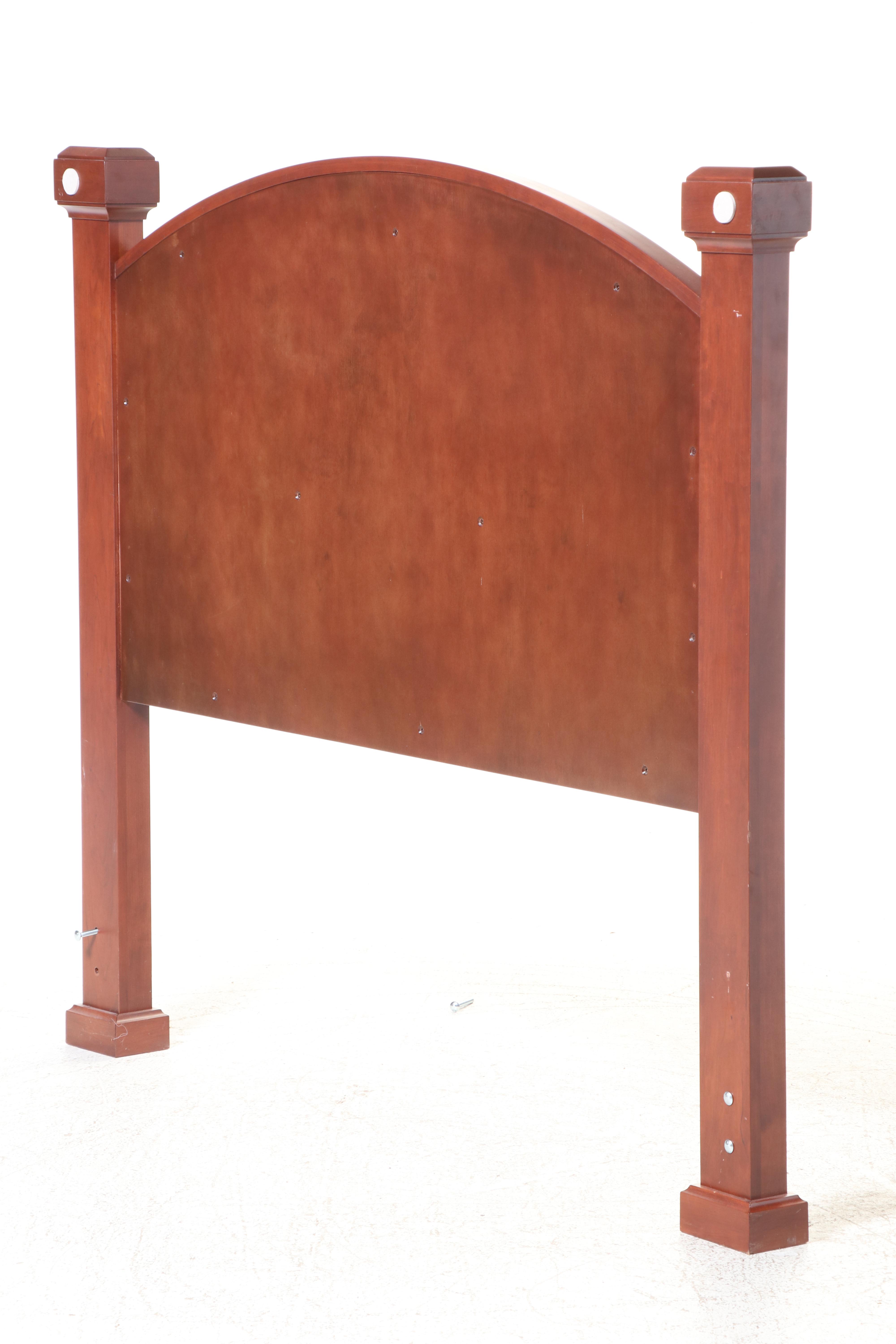 Queen Cherrywood Finish Paneled Headboard