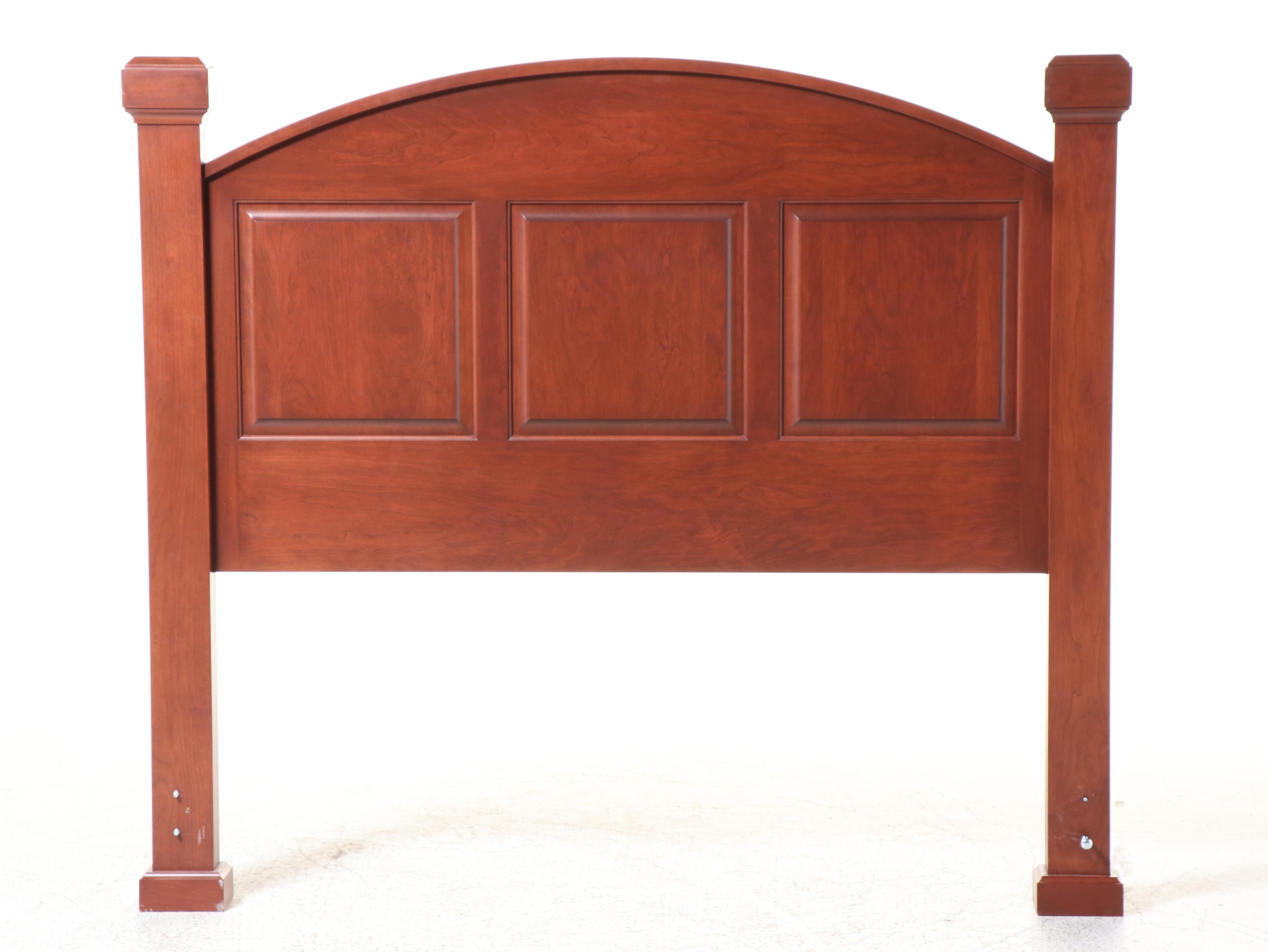 Queen Cherrywood Finish Paneled Headboard