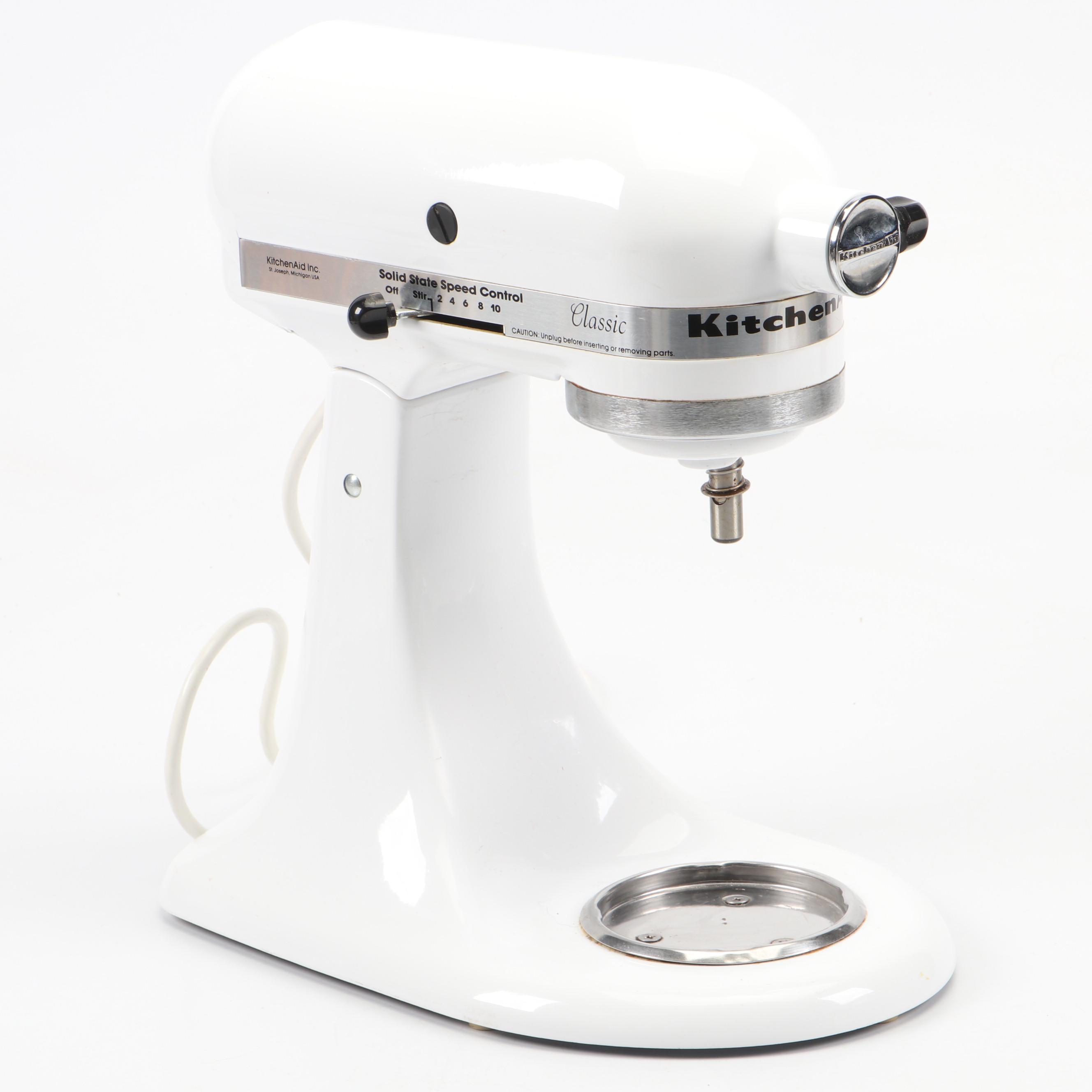 KitchenAid Classic Stand Mixer with Extra Paddles and Glass Mixing Bowl