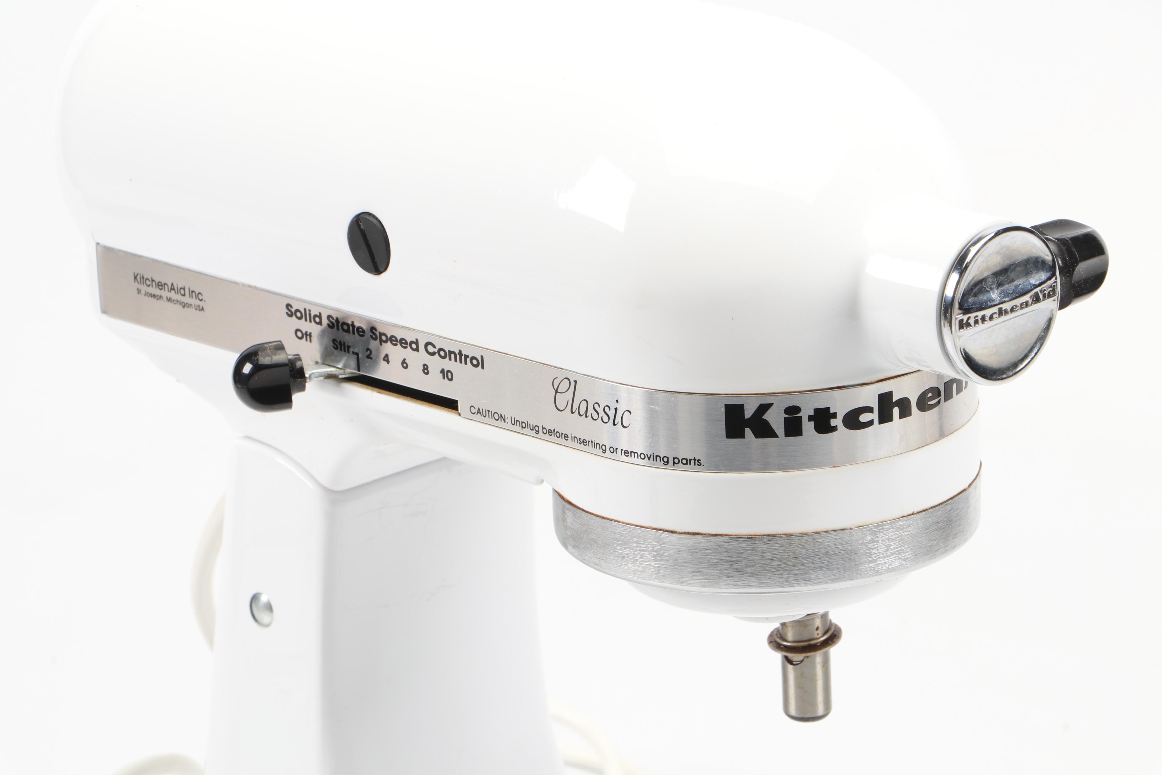 KitchenAid Classic Stand Mixer with Extra Paddles and Glass Mixing Bowl