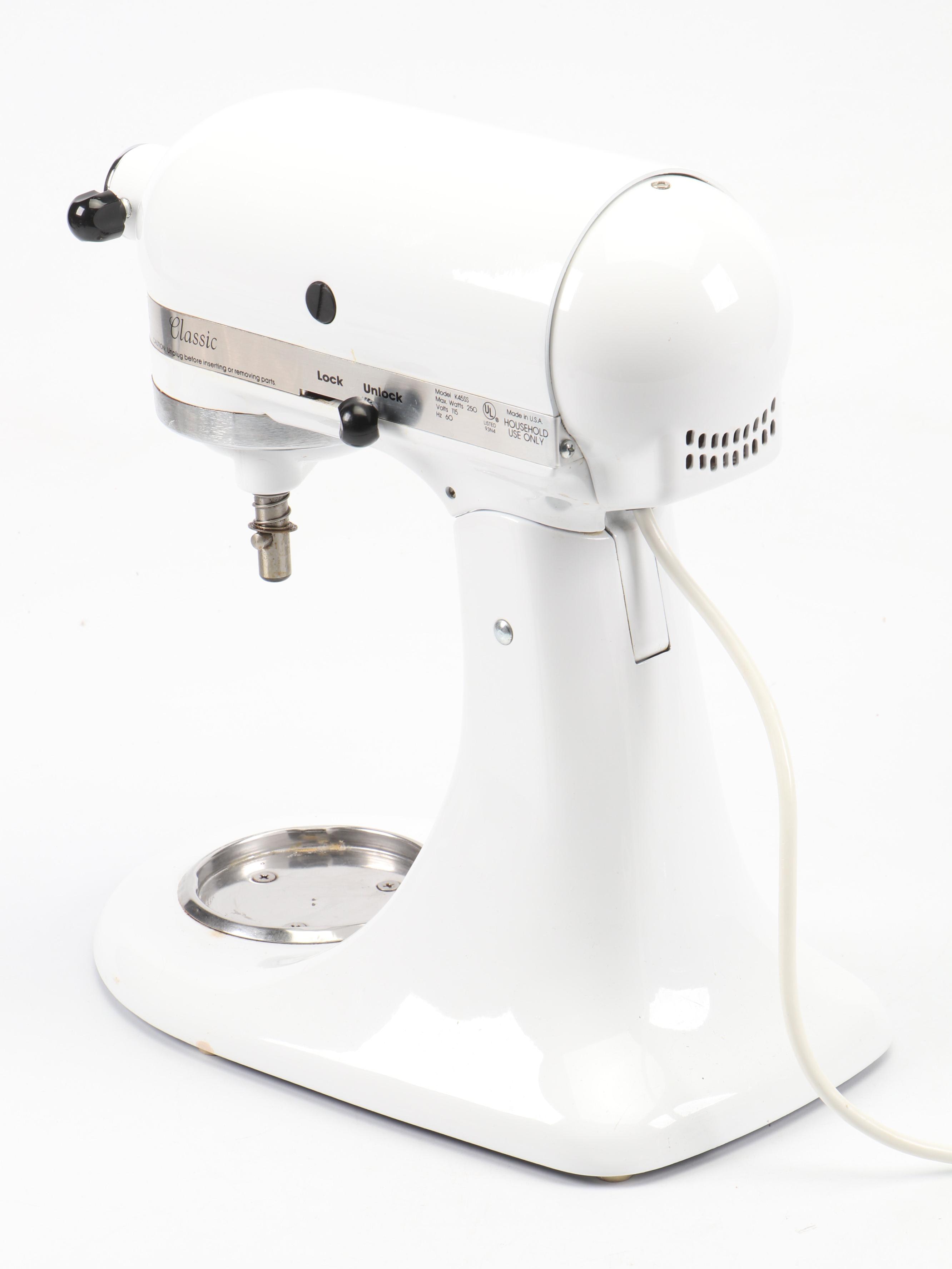 KitchenAid Classic Stand Mixer with Extra Paddles and Glass Mixing Bowl