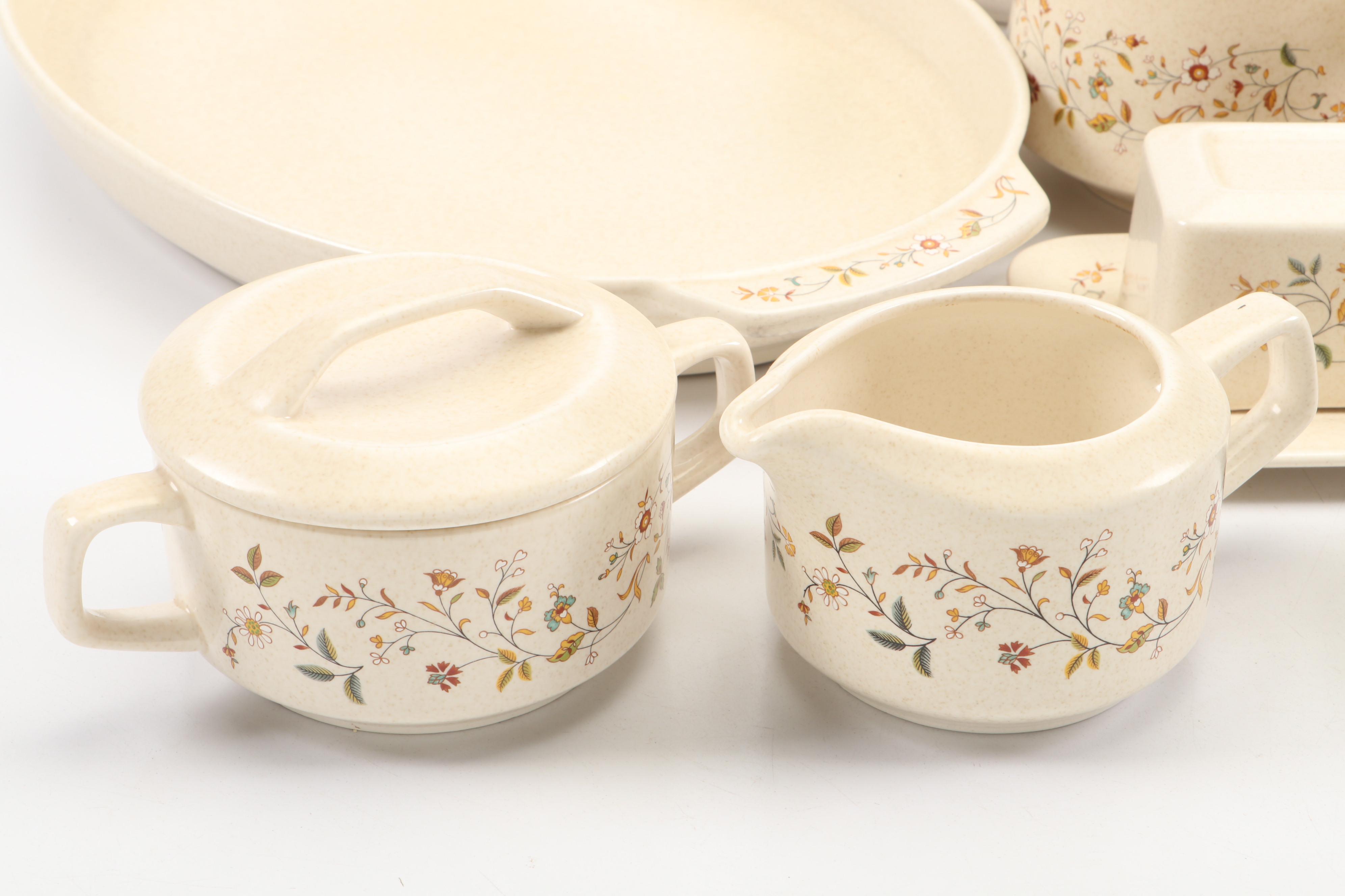 Lenox "Merriment" Temper-ware Ceramic Serveware Set, 1977–1987