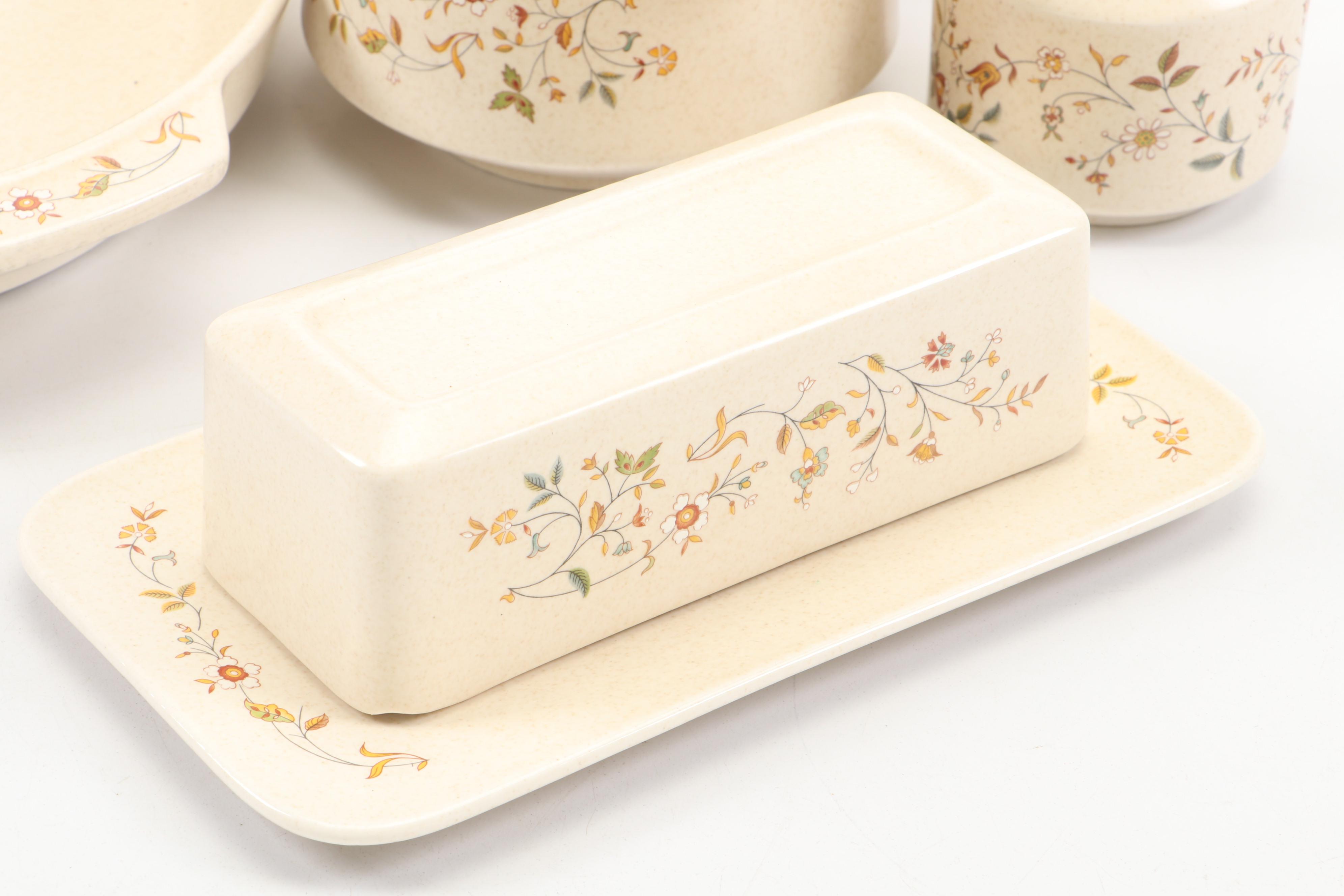 Lenox "Merriment" Temper-ware Ceramic Serveware Set, 1977–1987