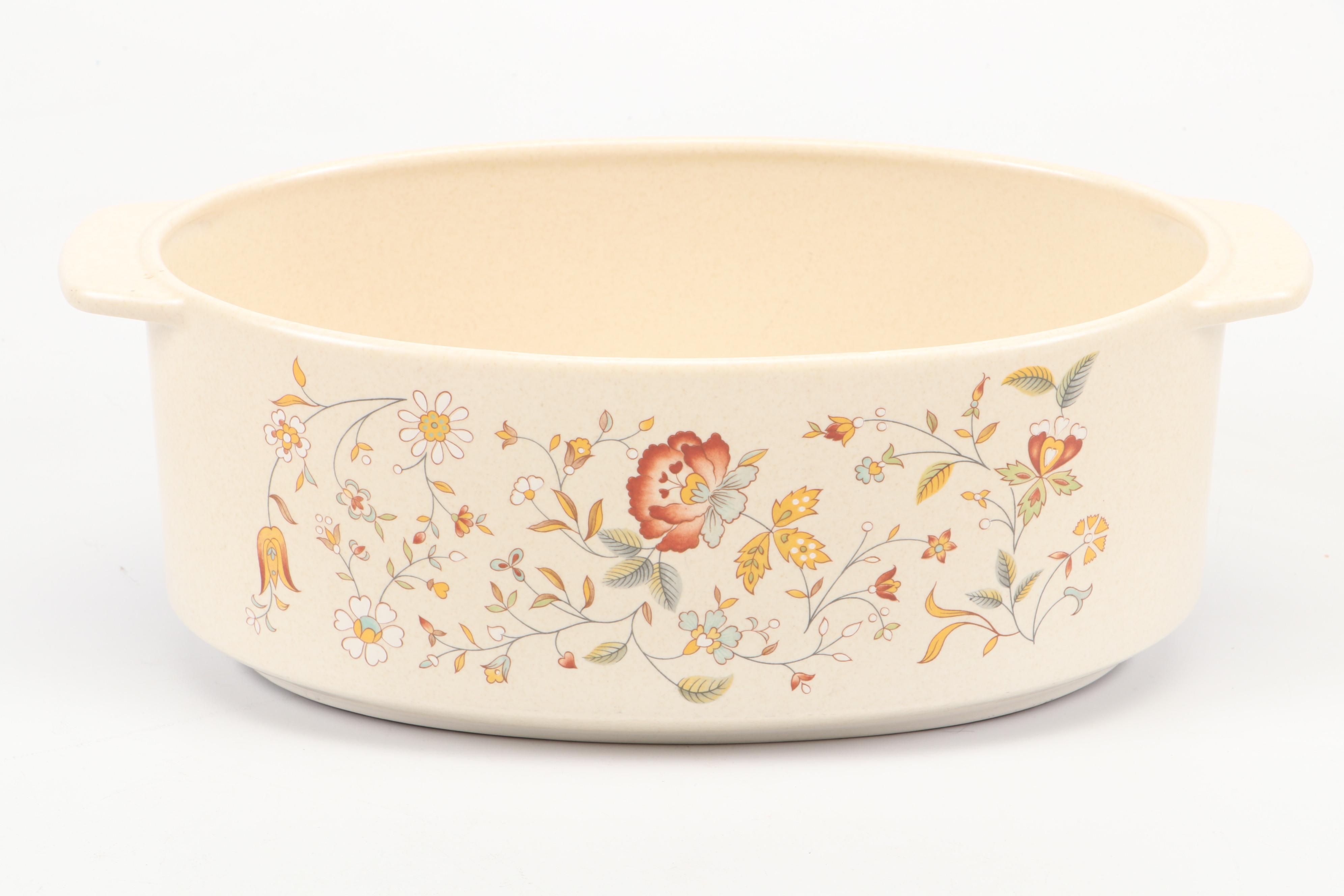 Lenox "Merriment" Temper-ware Ceramic Serveware Set, 1977–1987