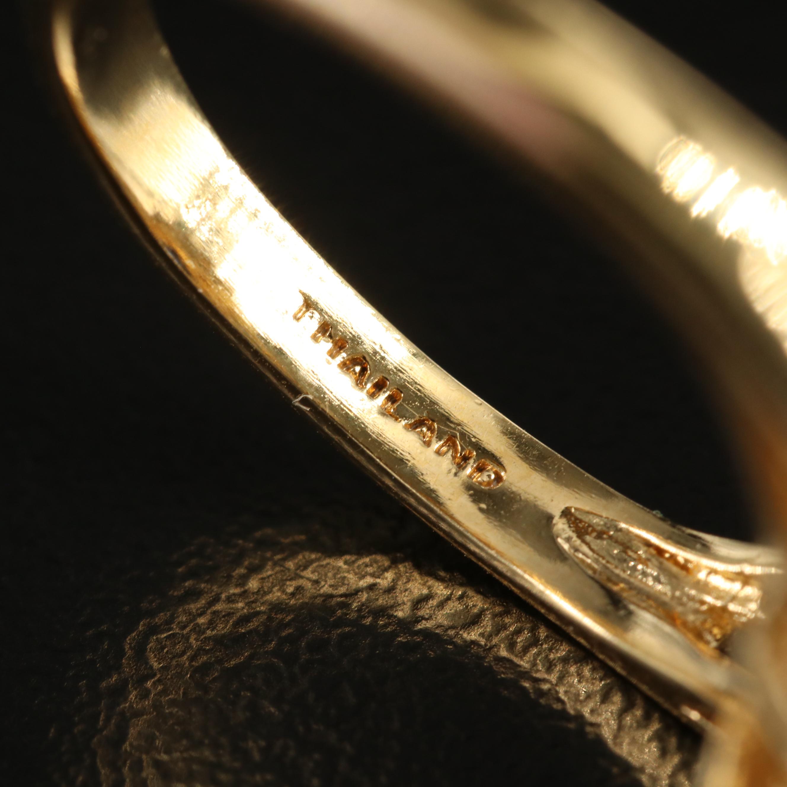 Jacqueline Kennedy Starry Night Simulated Sapphire and CZ Ring