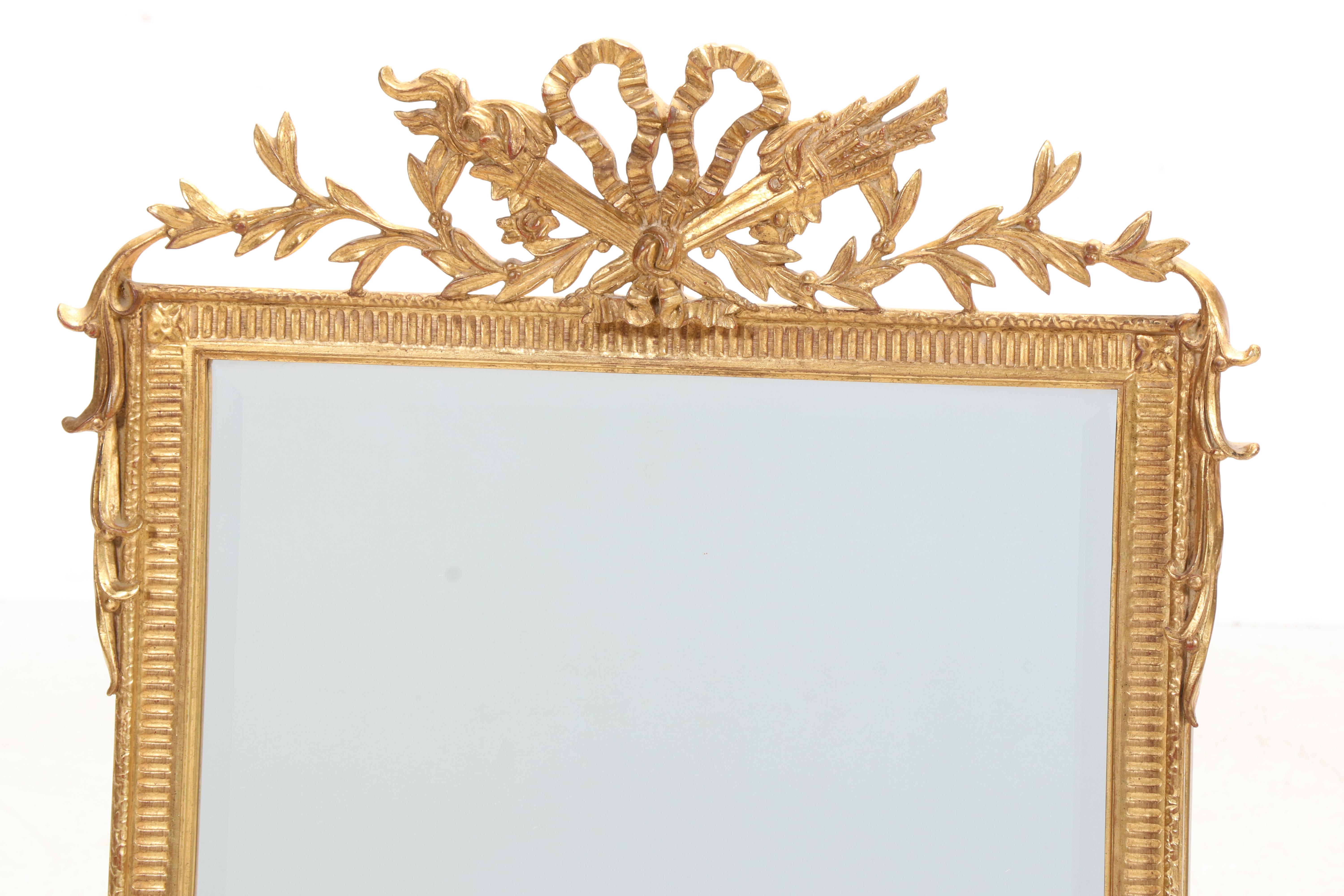Carvers' Guild "The French Hunt" Giltwood and Composition Mirror