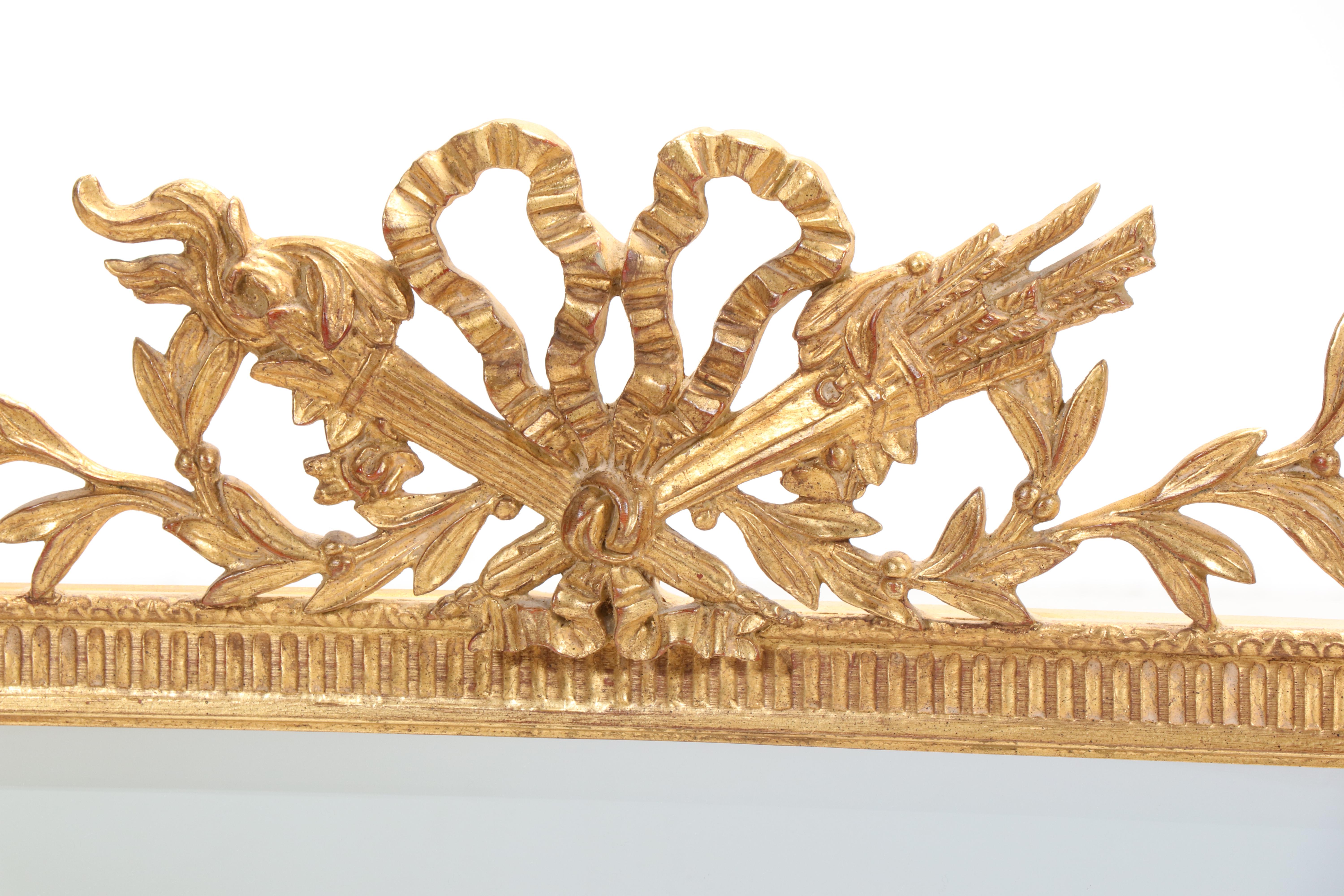 Carvers' Guild "The French Hunt" Giltwood and Composition Mirror