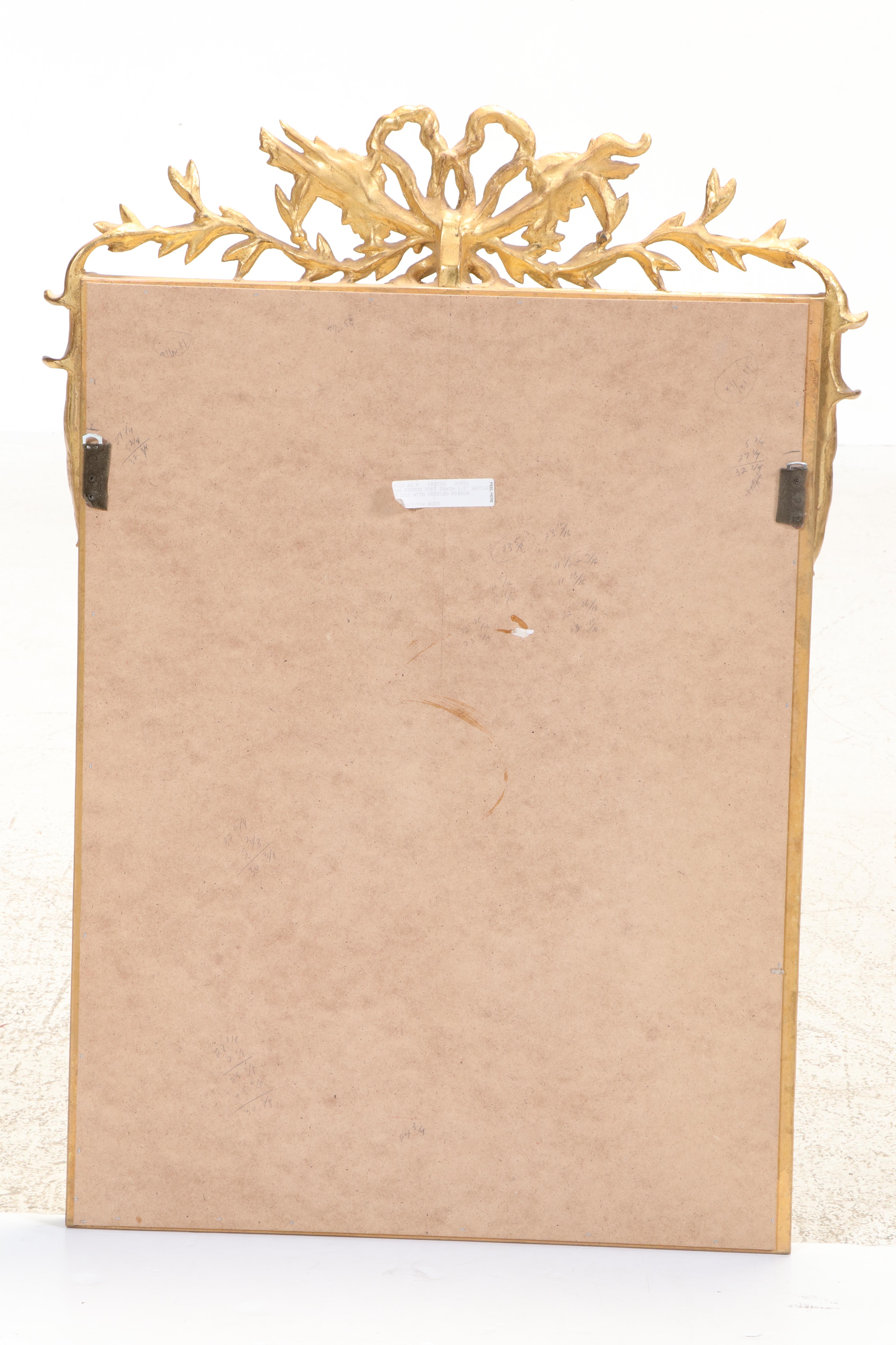 Carvers' Guild "The French Hunt" Giltwood and Composition Mirror