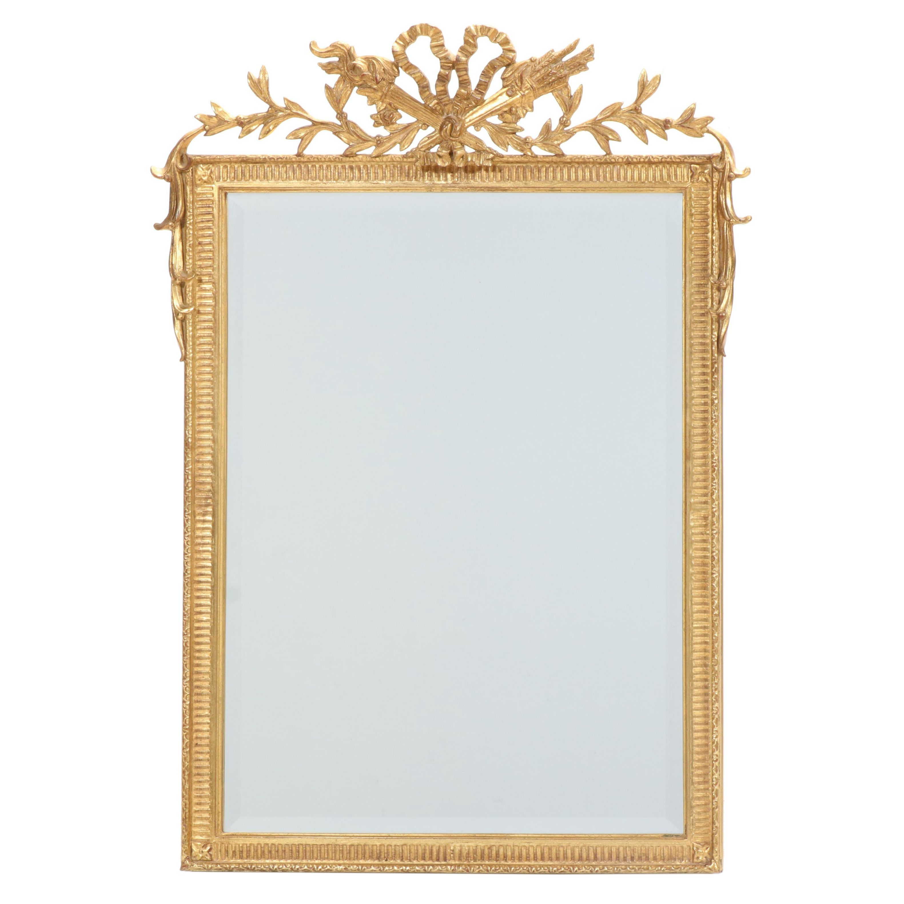 Carvers' Guild "The French Hunt" Giltwood and Composition Mirror