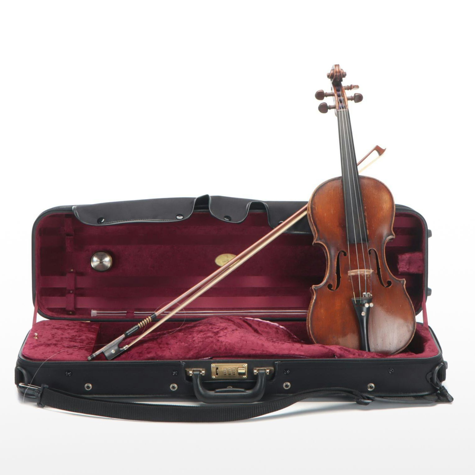 L.D. Pascoe Spruce and Maple 4/4 Violin with Adolf Thoma Bow