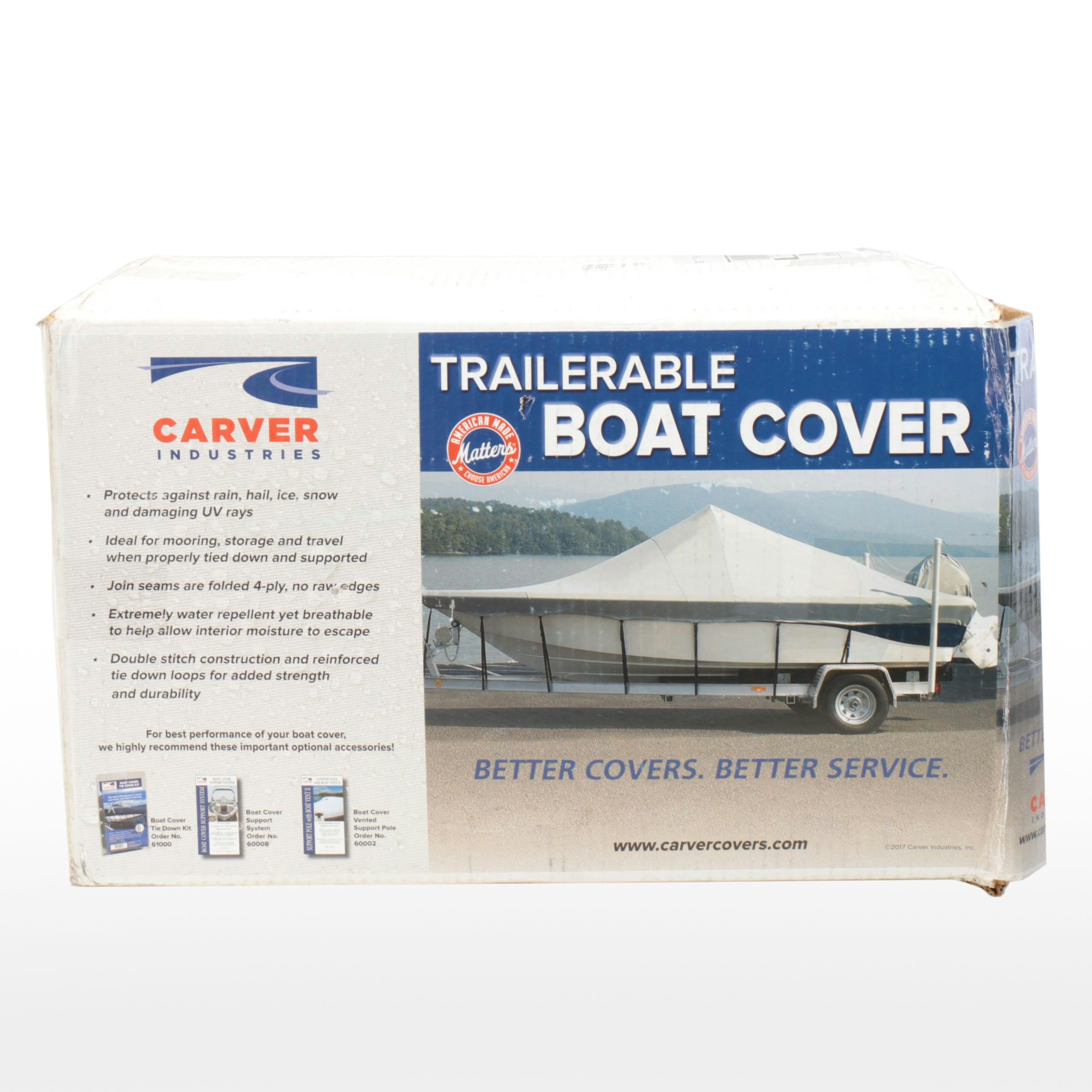 Carver Industries Trailerable Boat Cover