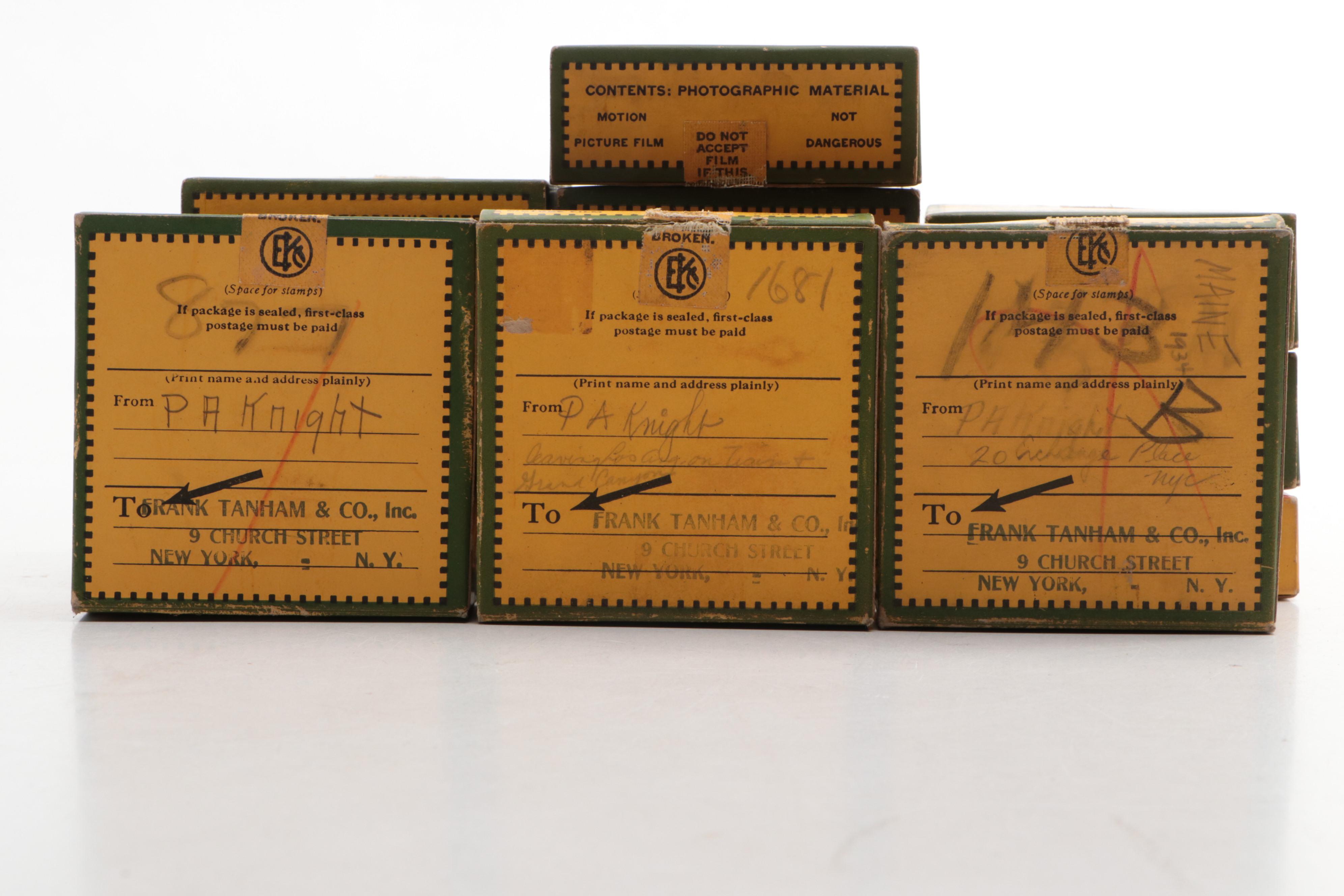 Ciné-Kodak 8 Safety Film Reels, Mid-20th Century