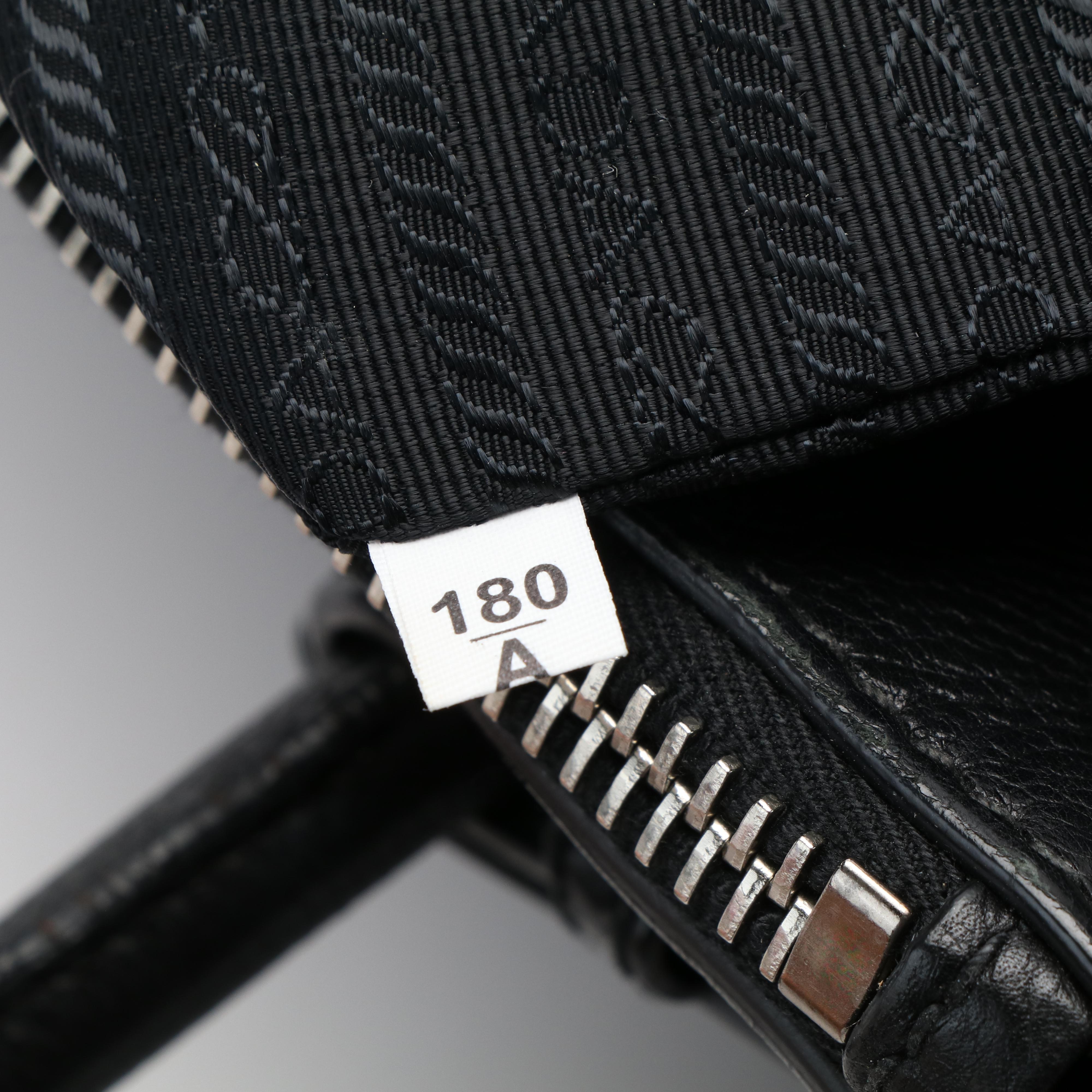 Prada Twin Pocket Shoulder Tote in Studded Glacé Calfskin Leather