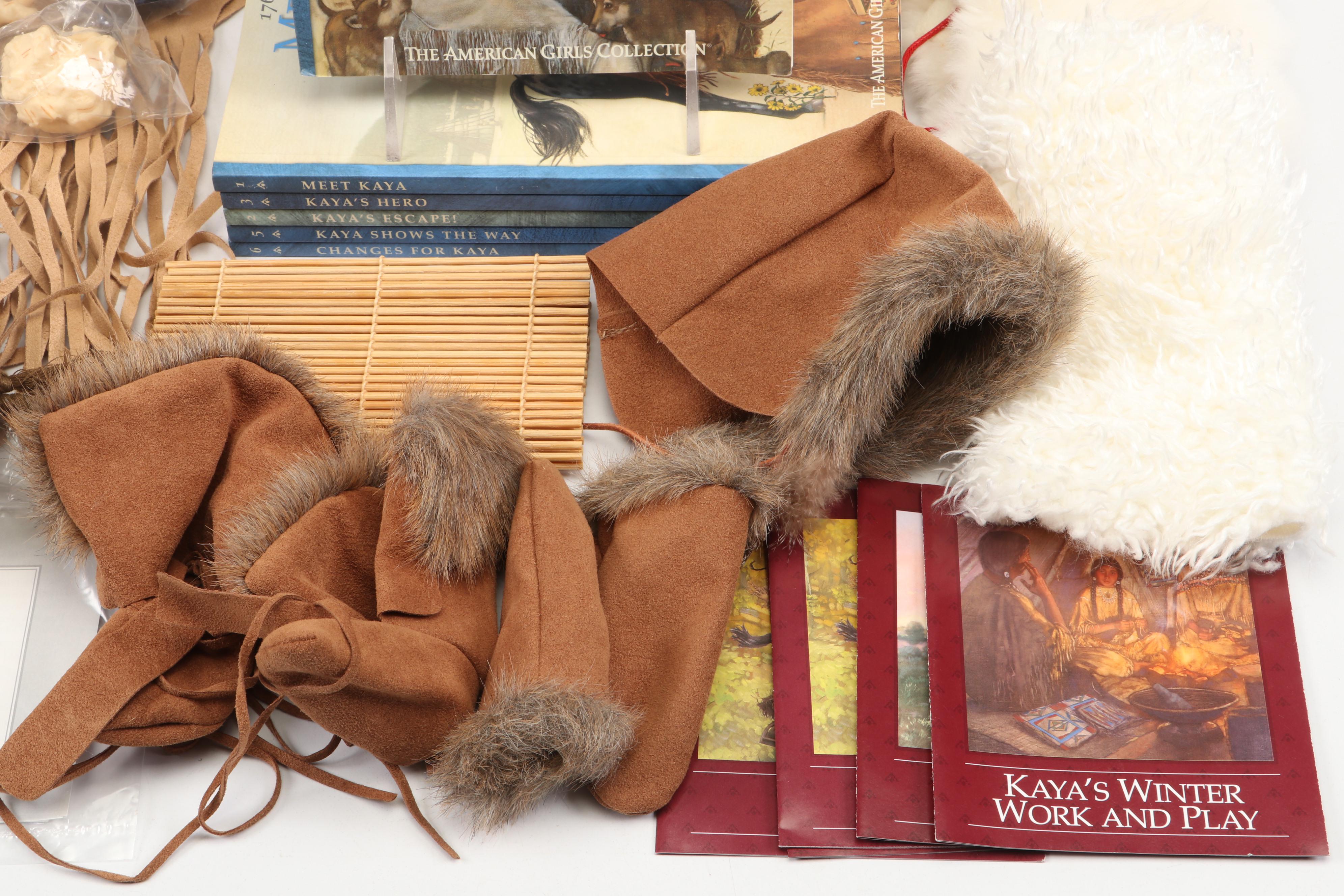 American Girl "Kaya" Doll with Books and Accessories