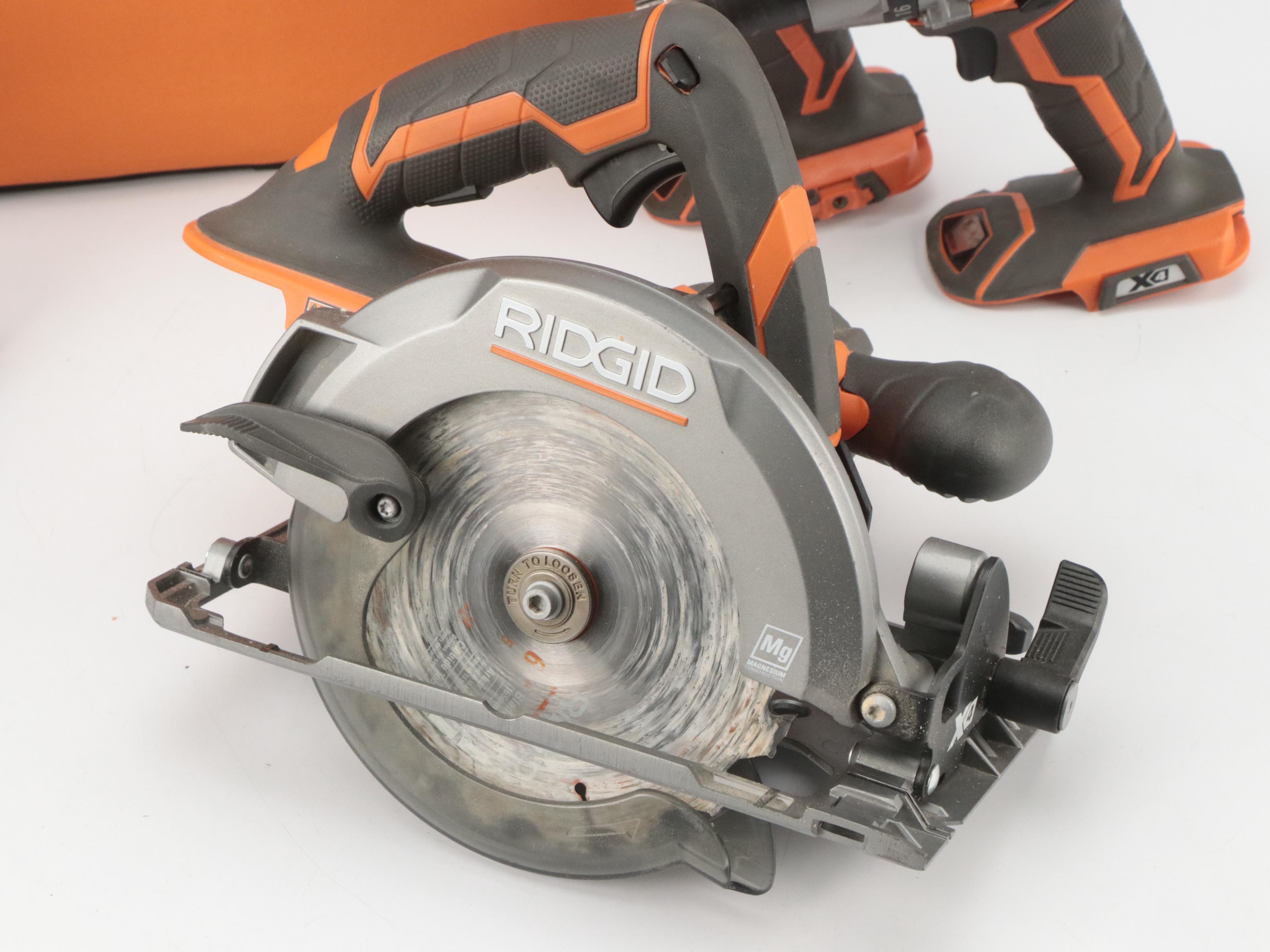 RIDGID Flashlight, Reciprocating Saw, Jigsaw, Circular Saw, Hammer Drill, More