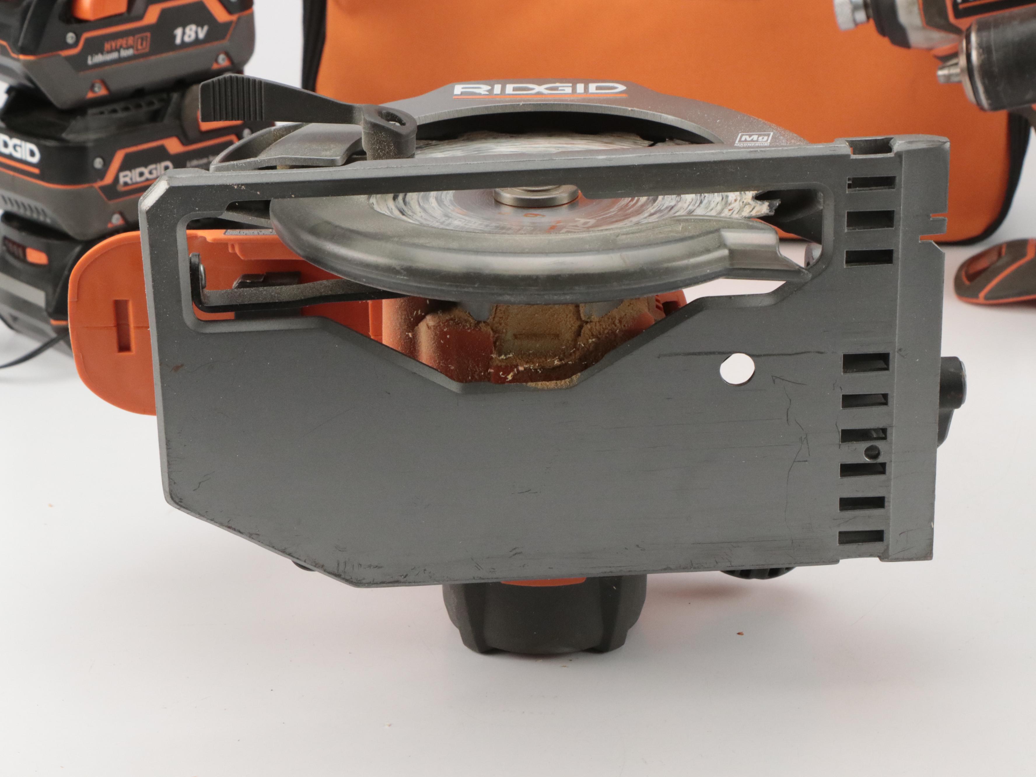 RIDGID Flashlight, Reciprocating Saw, Jigsaw, Circular Saw, Hammer Drill, More