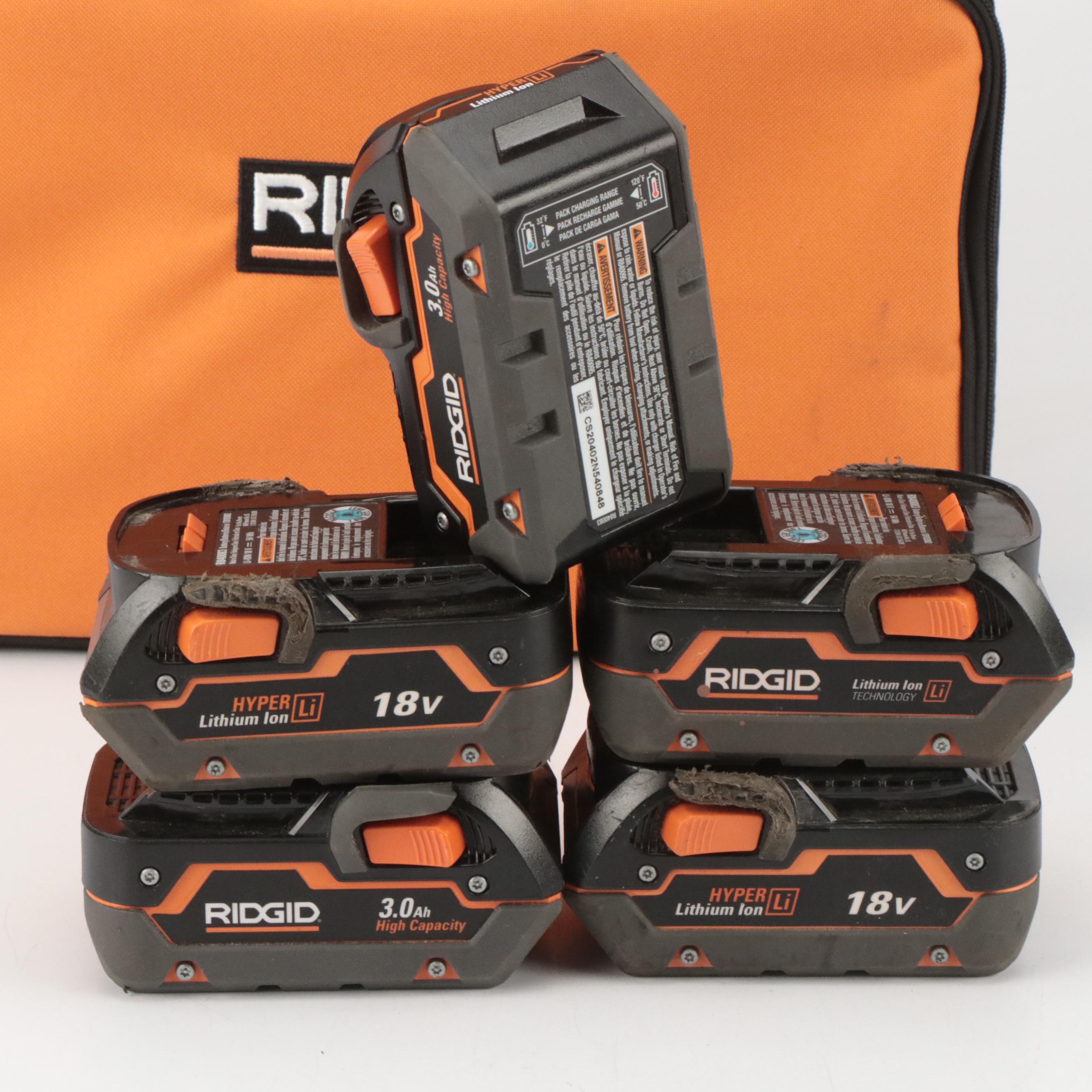 RIDGID Flashlight, Reciprocating Saw, Jigsaw, Circular Saw, Hammer Drill, More