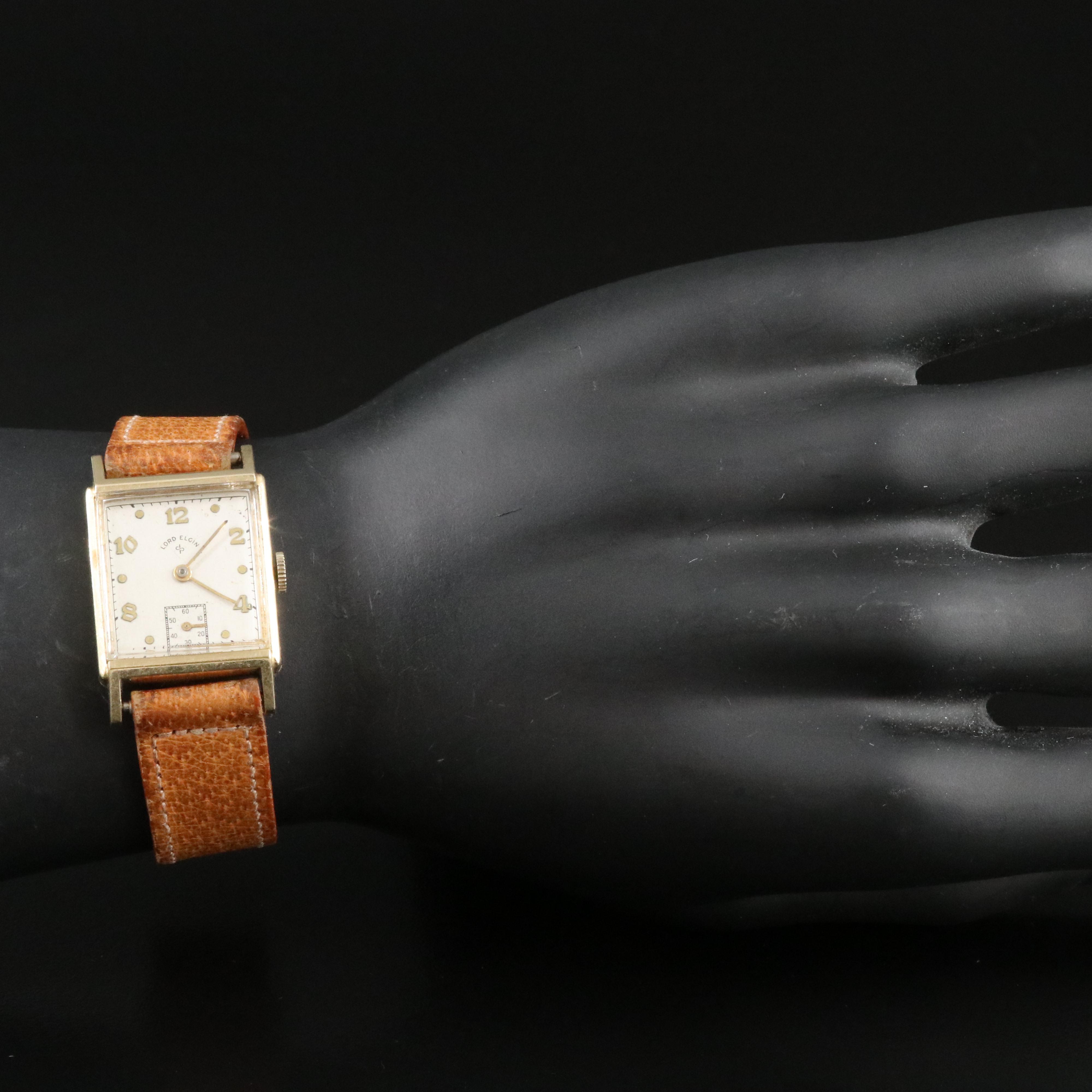 Vintage 14K Lord Elgin Manual Wind Watch