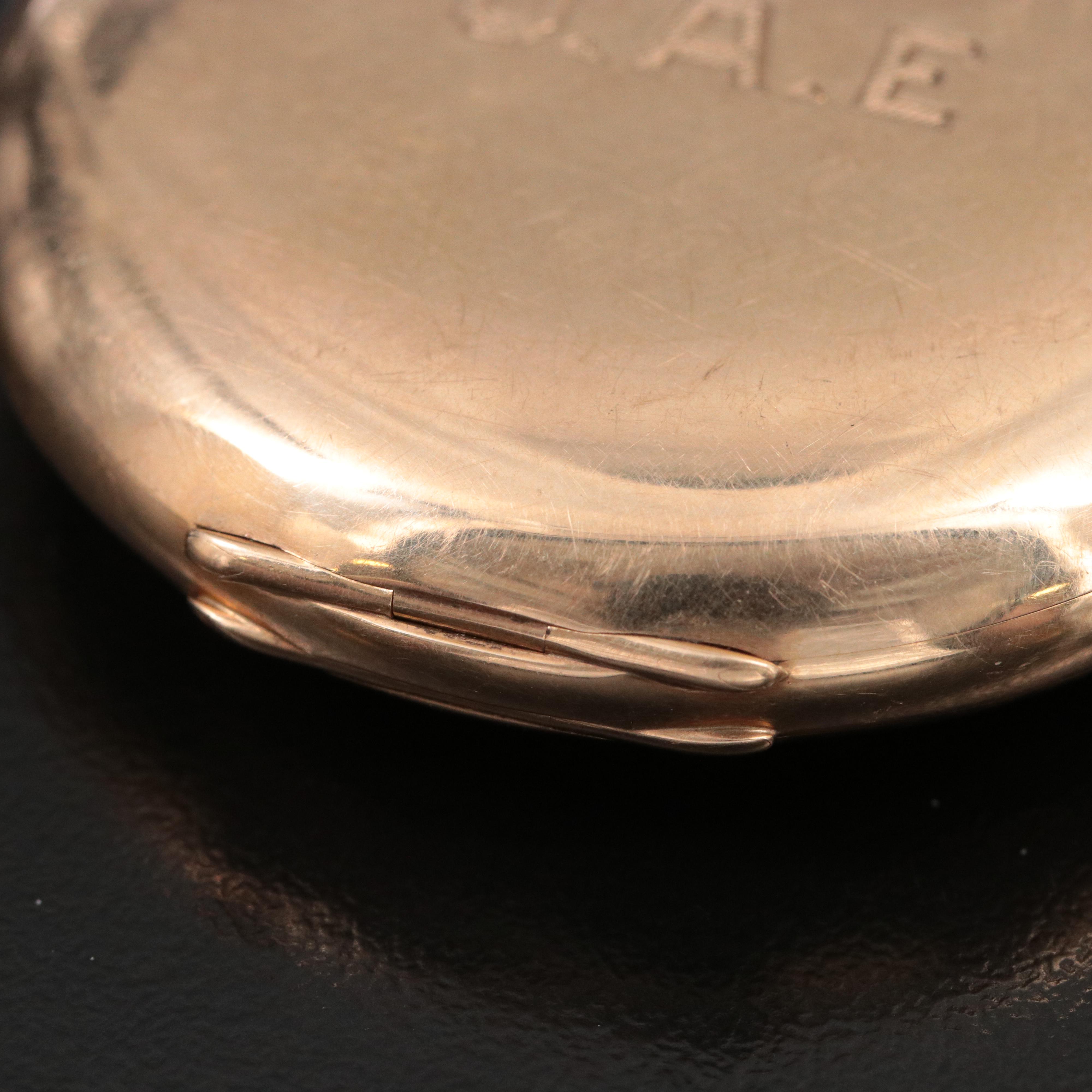 1915 Waltham 14K Pocket Watch for J.E. Caldwell & Co.