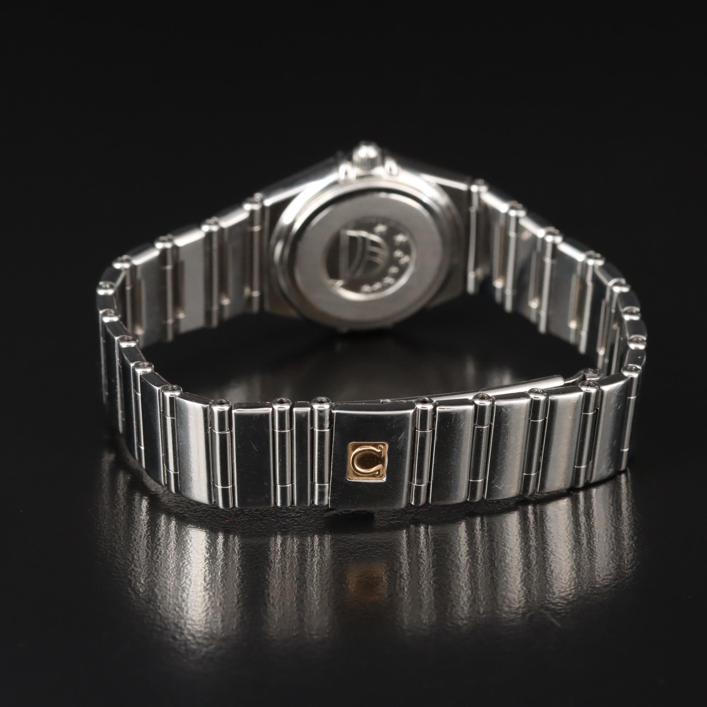 Omega Constellation My Choice Mother-of-Pearl Dial Diamond Watch