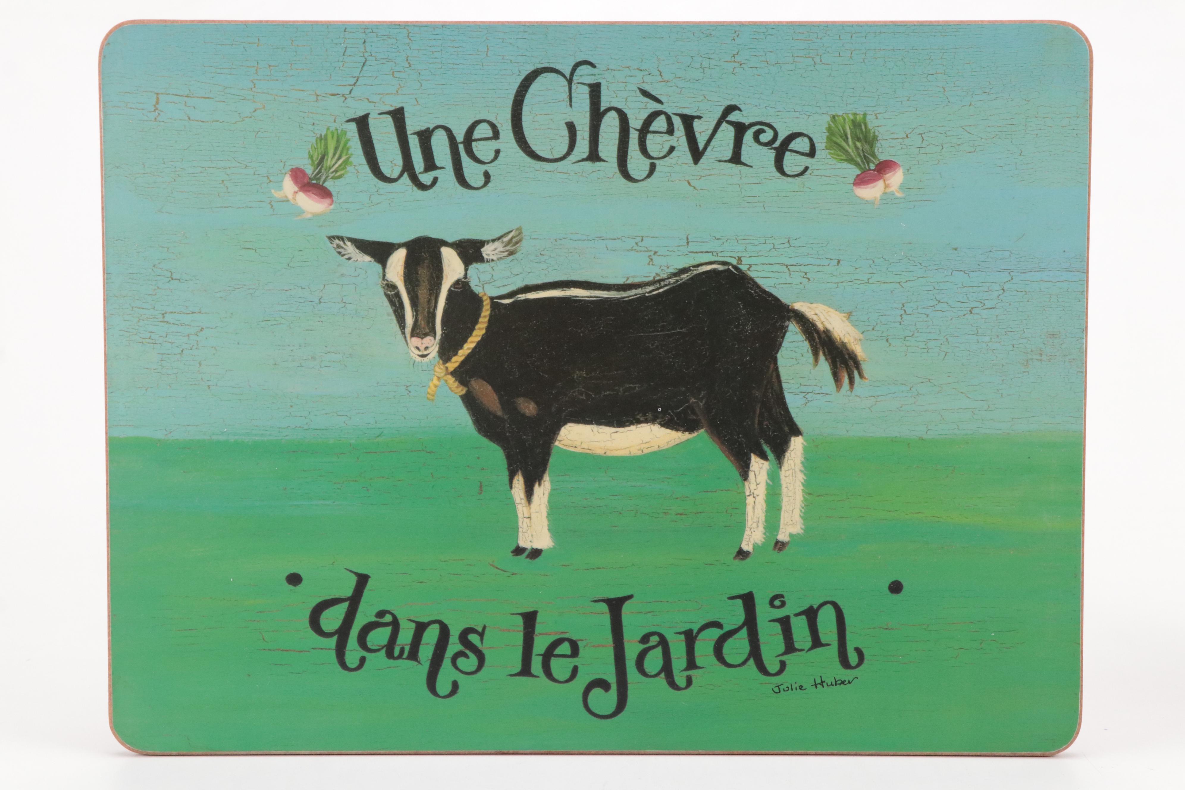 Japanese Sankyo Shoji "Little Grey Rabbit" Music Boxes with Cork Placemat