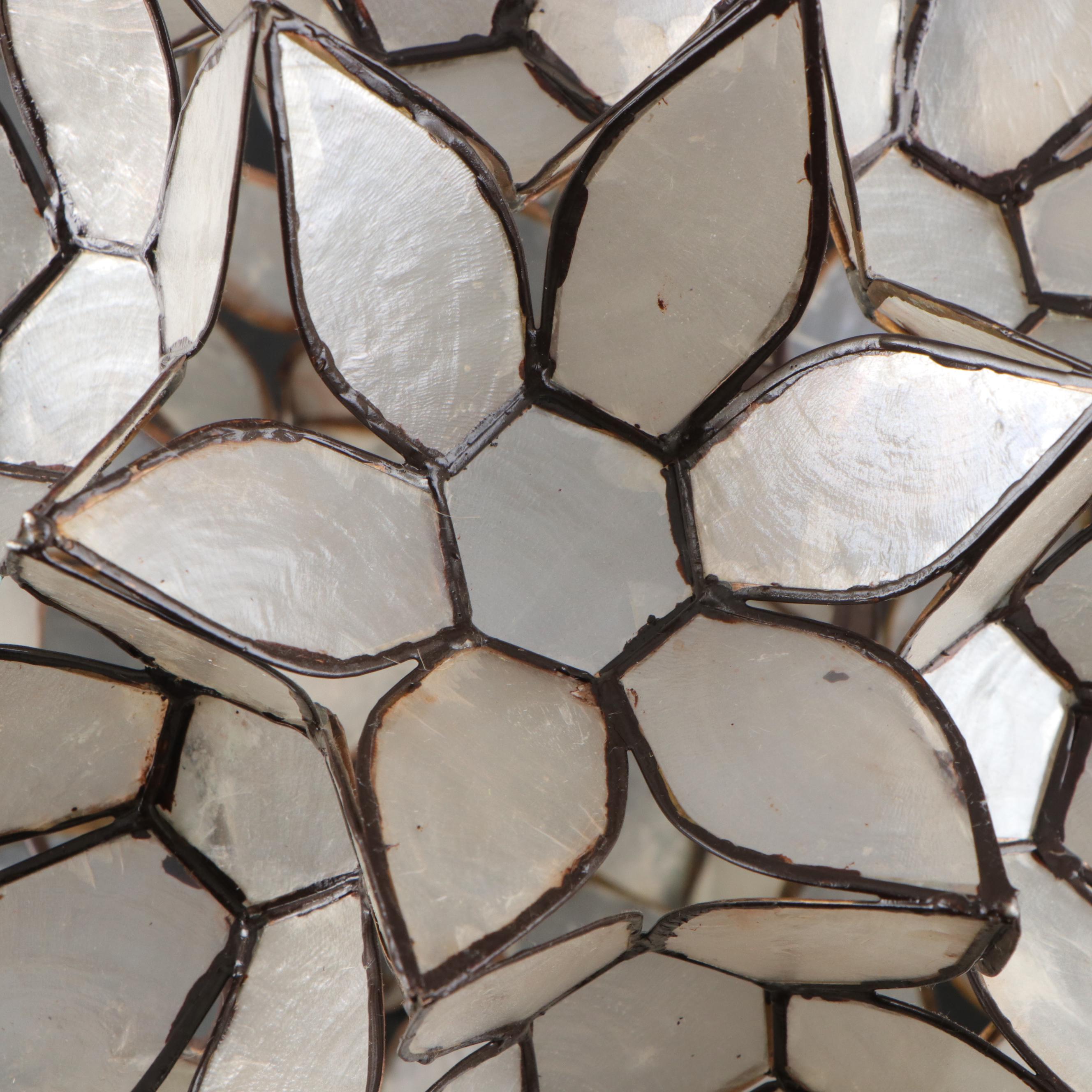 Lenox Porcelain Basket with Dandelion Shade and Block House Decoration