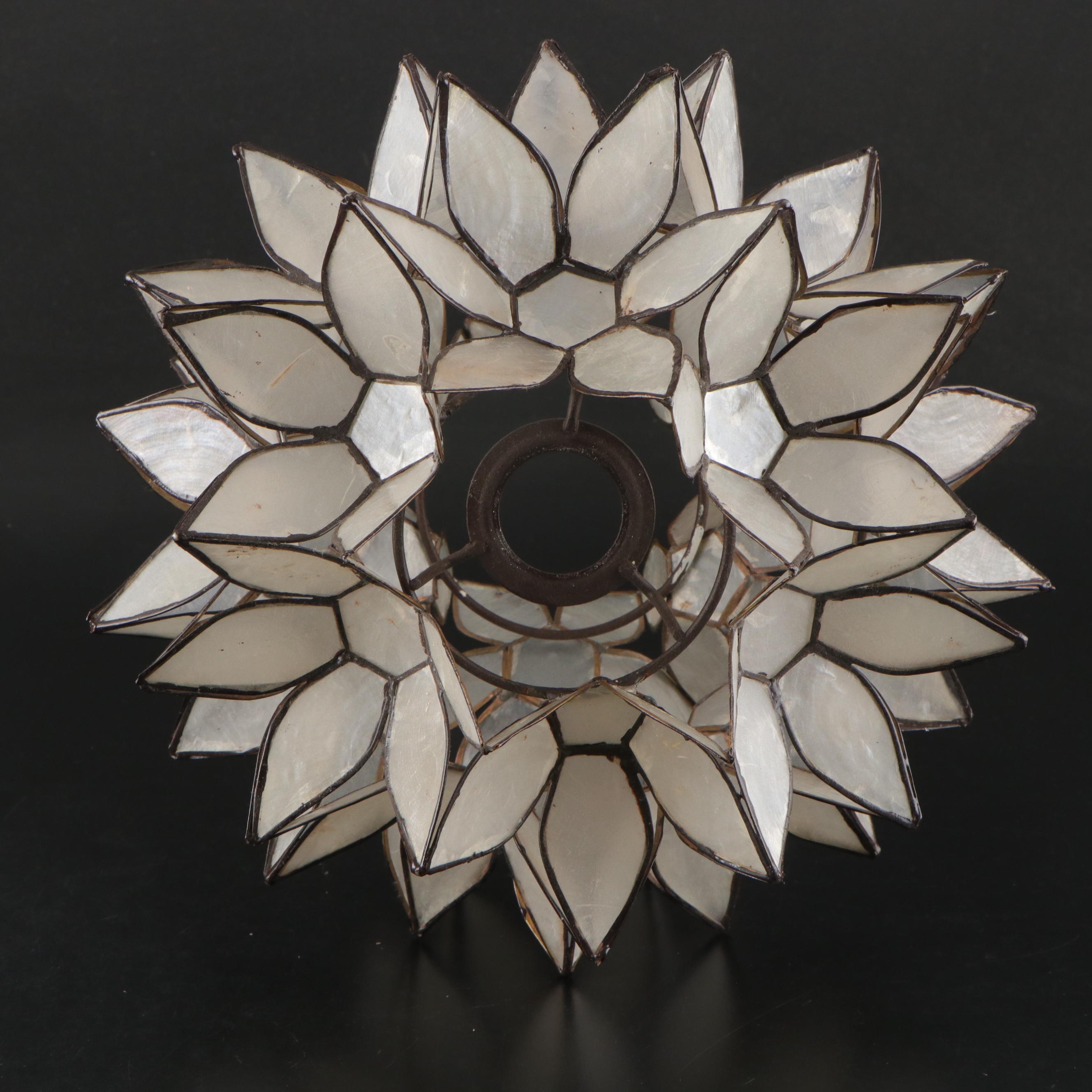 Lenox Porcelain Basket with Dandelion Shade and Block House Decoration