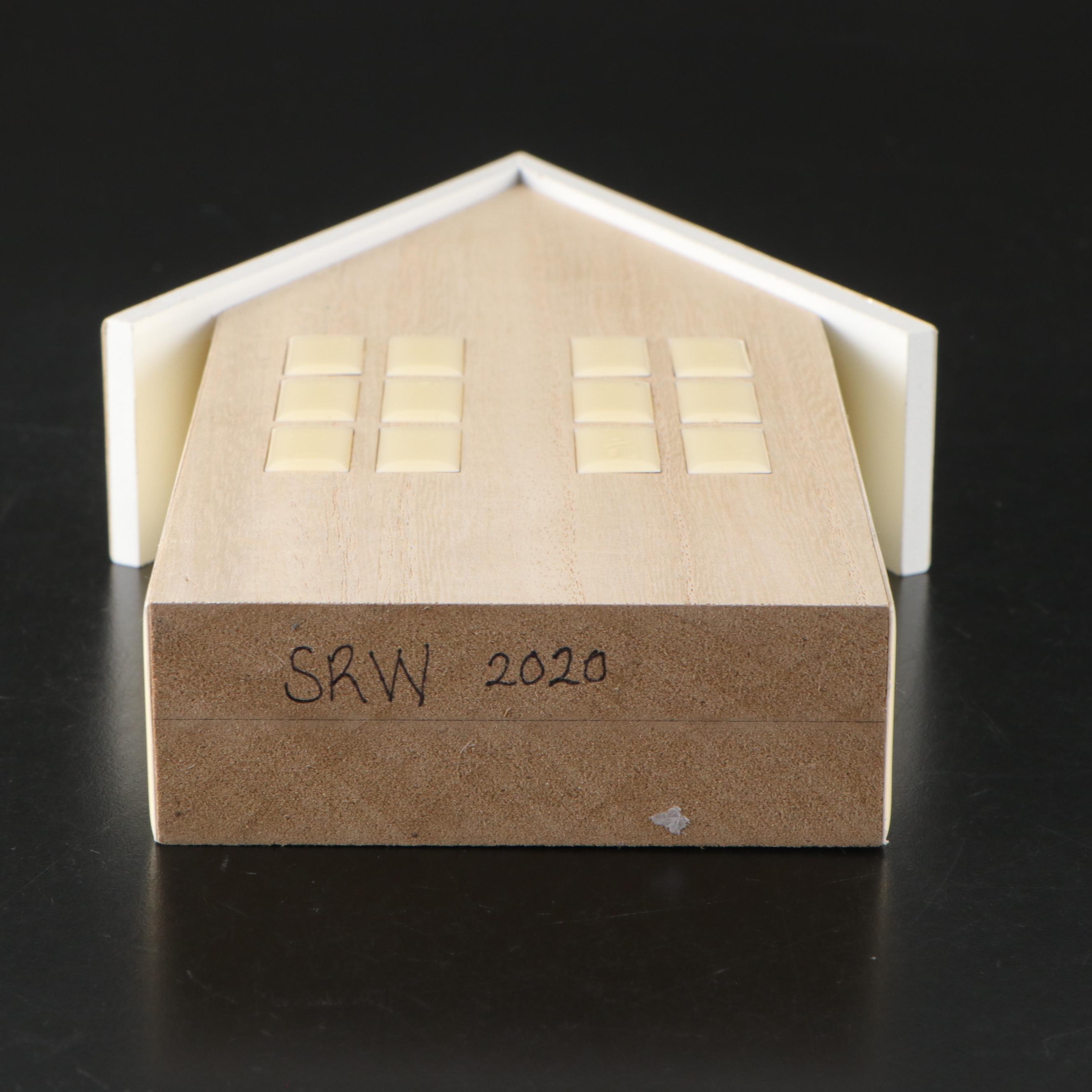 Lenox Porcelain Basket with Dandelion Shade and Block House Decoration